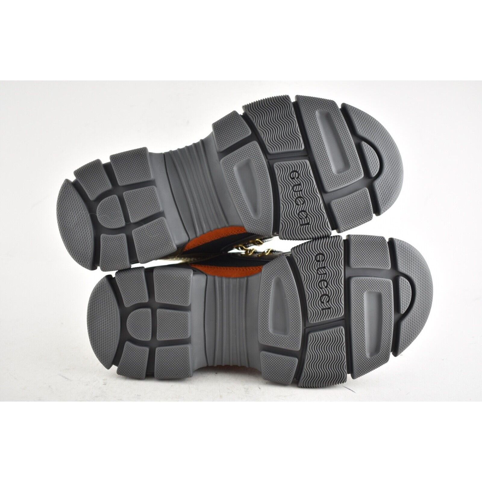 Gucci Gucci Journey Grey Orange Hiker Boot Trainer Sneaker 35.5 Size US 5.5 / IT 35.5 - 10 Thumbnail