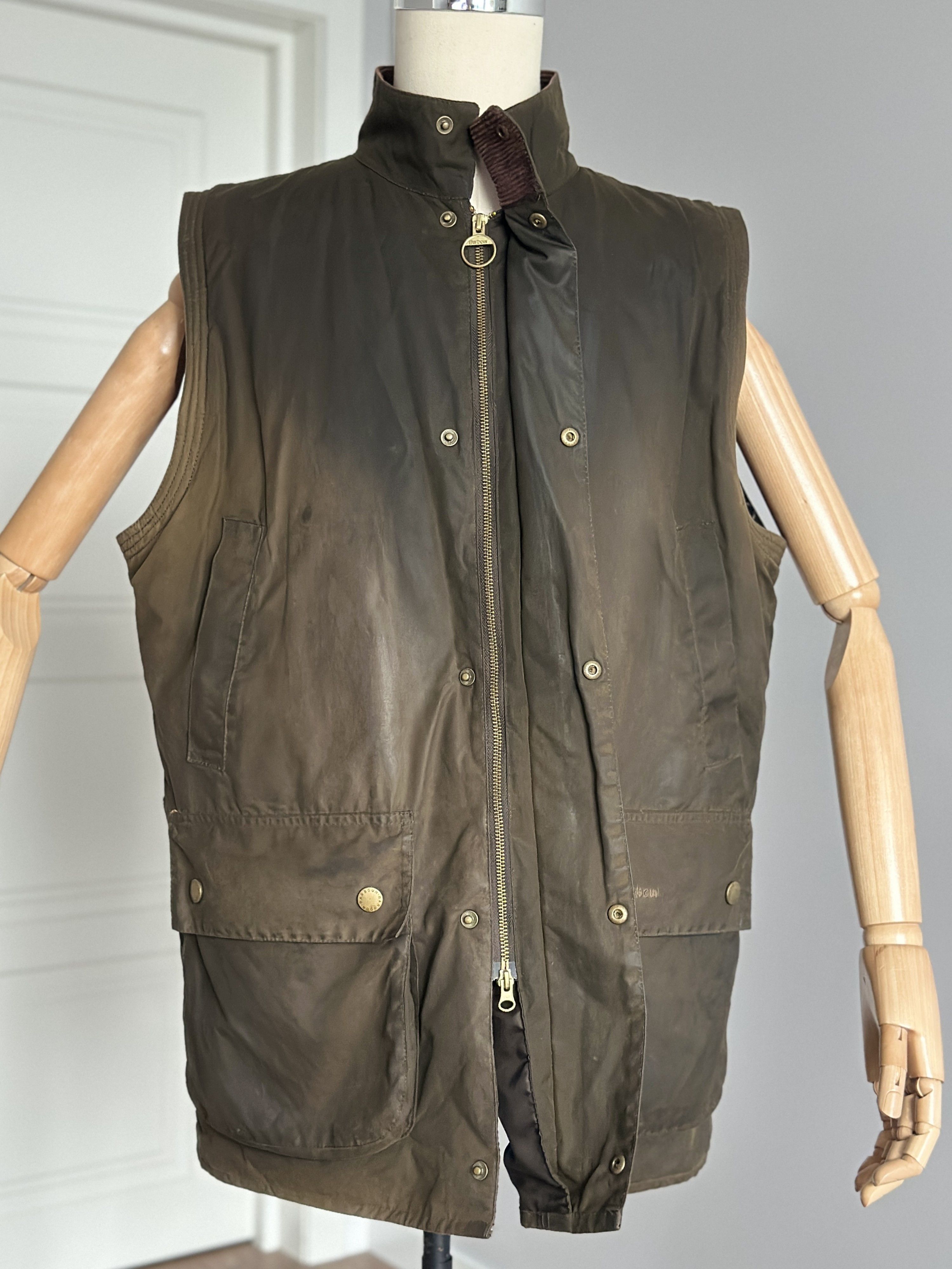 Barbour Barbour Westmorland Jacket Vest British Style Waxed Cotton Size US XL / EU 56 / 4 - 9 Thumbnail