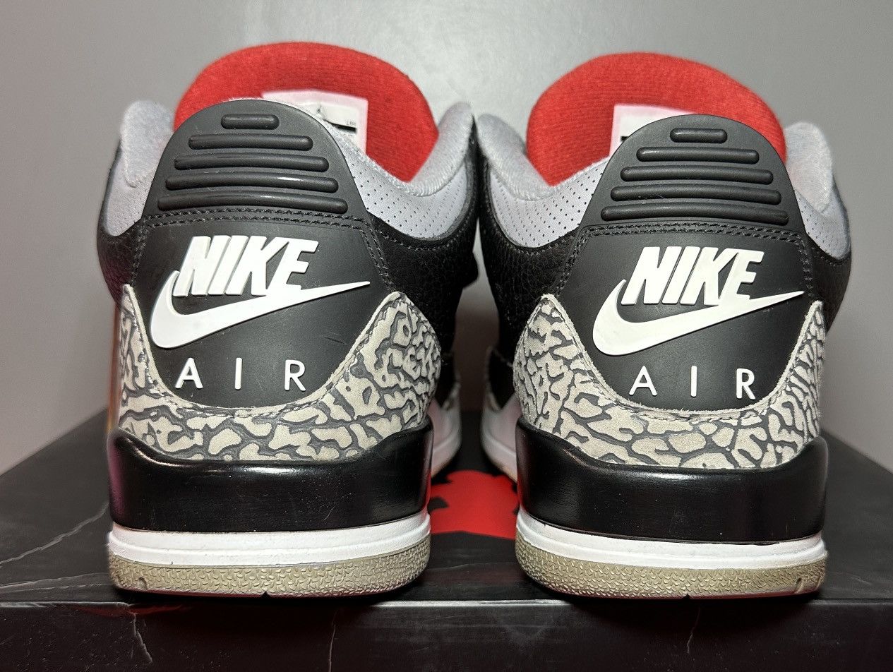Jordan Brand Size 11 - Jordan 3 Retro OG Mid Black Cement Size US 11 / EU 44 - 3 Thumbnail