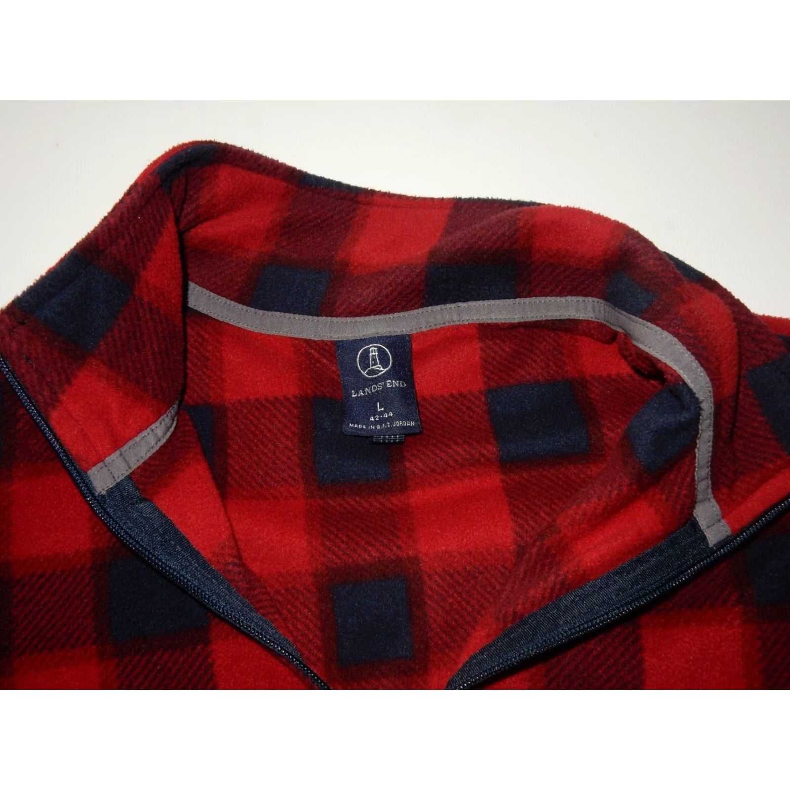 Lands' End Lands' End Men's Fleece Sweater Size L Size US L / EU 52-54 / 3 - 3 Thumbnail