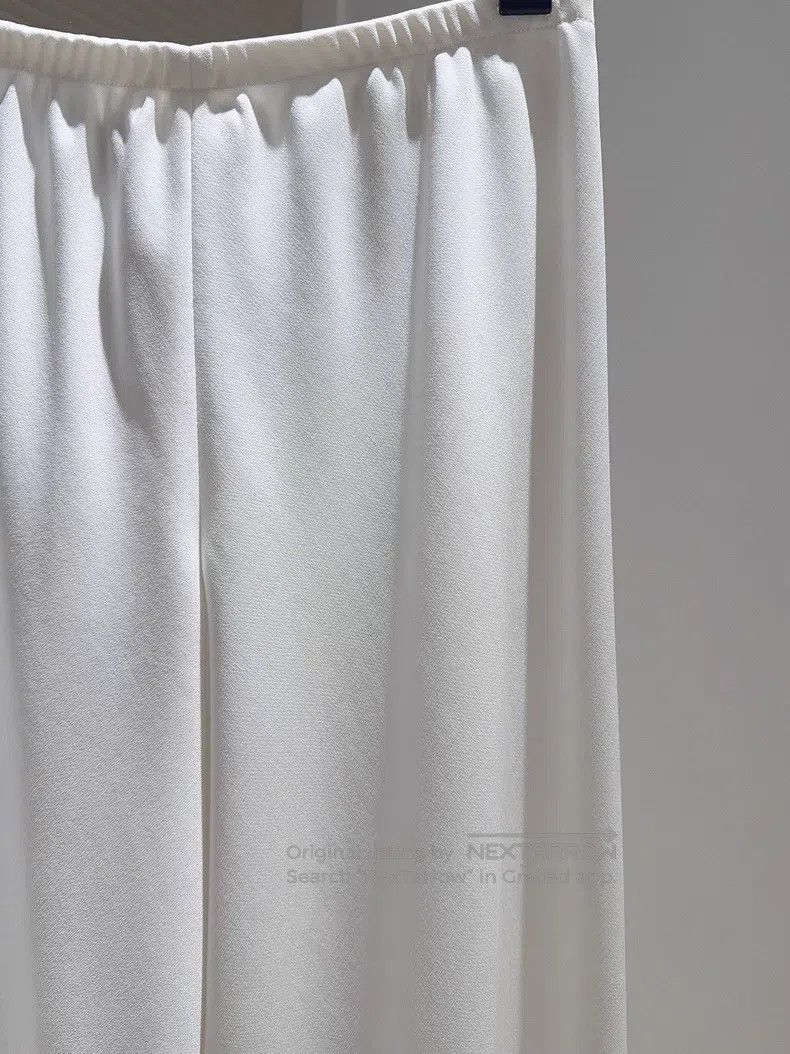 The Row The Row size XS White wide-leg pants Size 22" - 3 Thumbnail