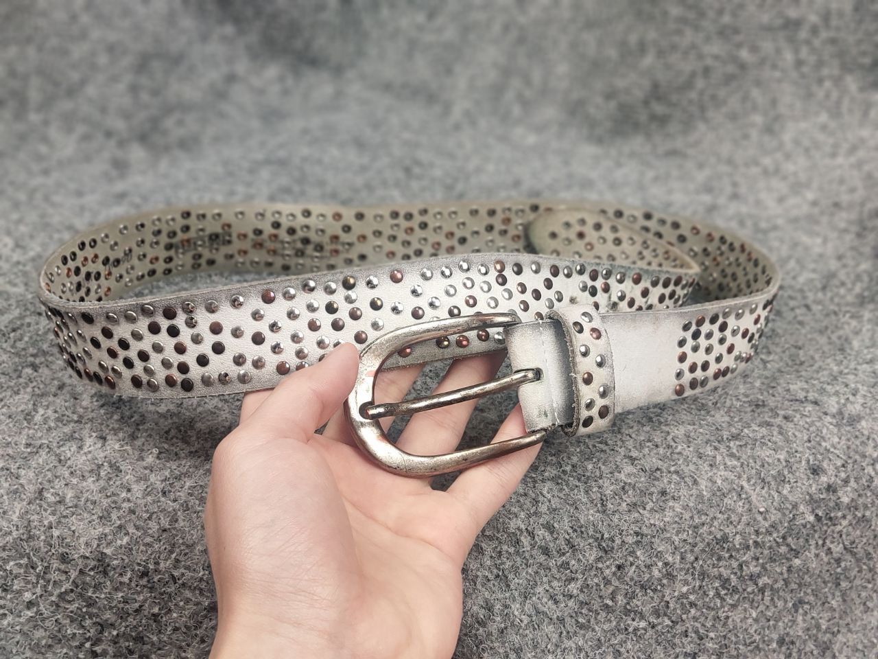 Japanese Brand Vintage Leathe LGB Punk Emo Rock Goth hysteric Y2K belt Size ONE SIZE - 5 Thumbnail