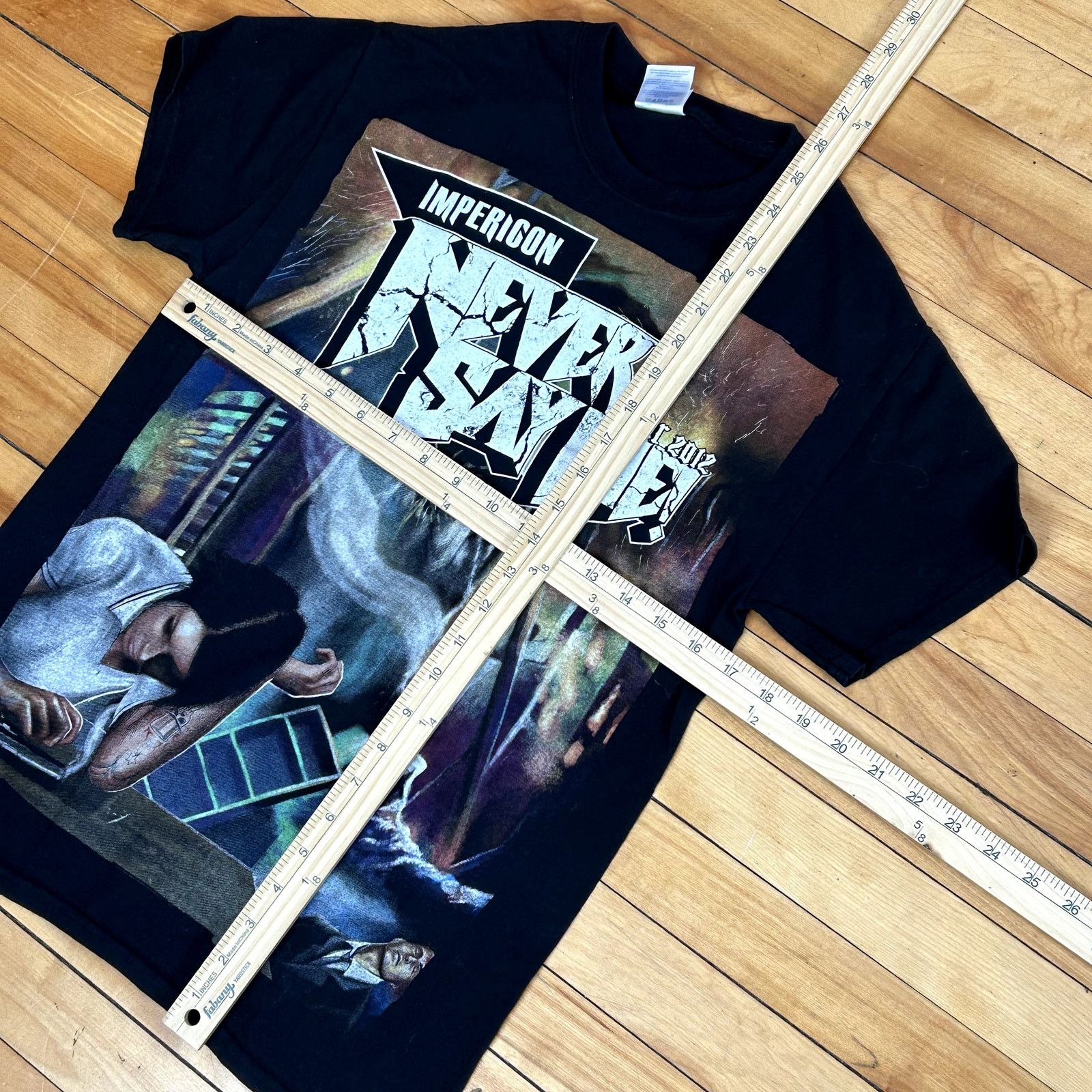 Gildan Y2K Imperigon Never Say Die Concert Shirt Small Size US S / EU 44-46 / 1 - 5 Thumbnail