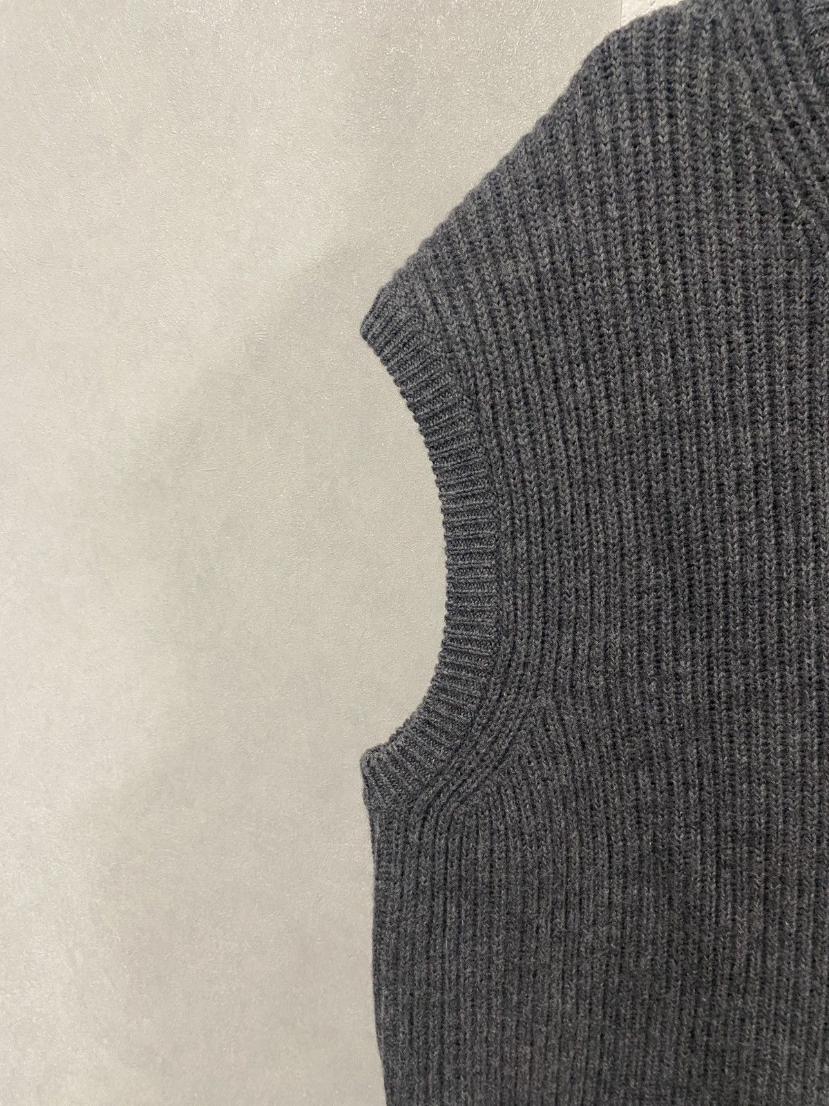 Samsoe Samsoe Samsoe Samsoe Wool Oversized Knitted “Anders” Vest Size: L Size US L / EU 52-54 / 3 - 3 Thumbnail