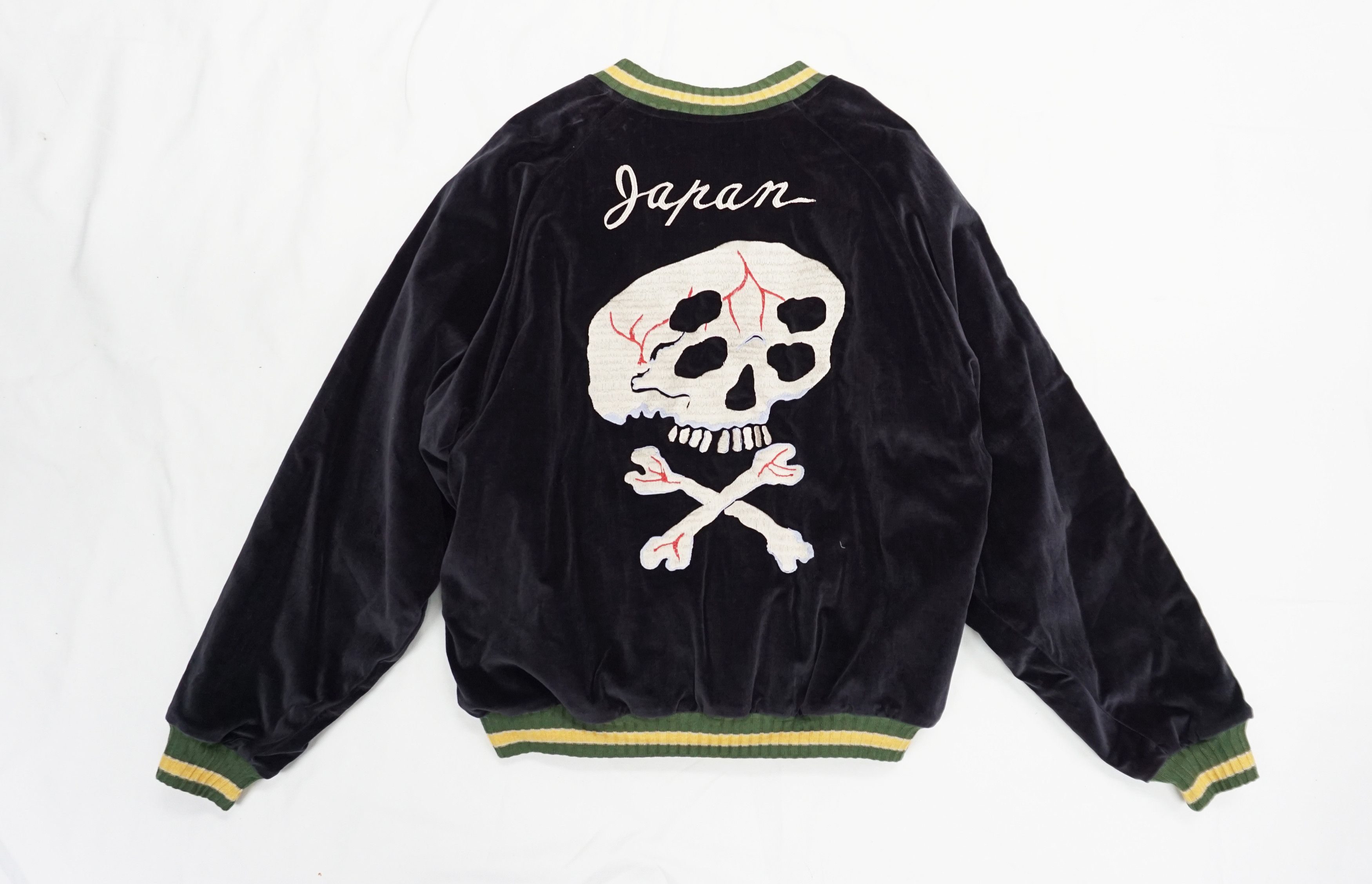 Kapital Kapital Skull-print Velvet Bomber Jacket Size US L / EU 52-54 / 3 - 7 Thumbnail