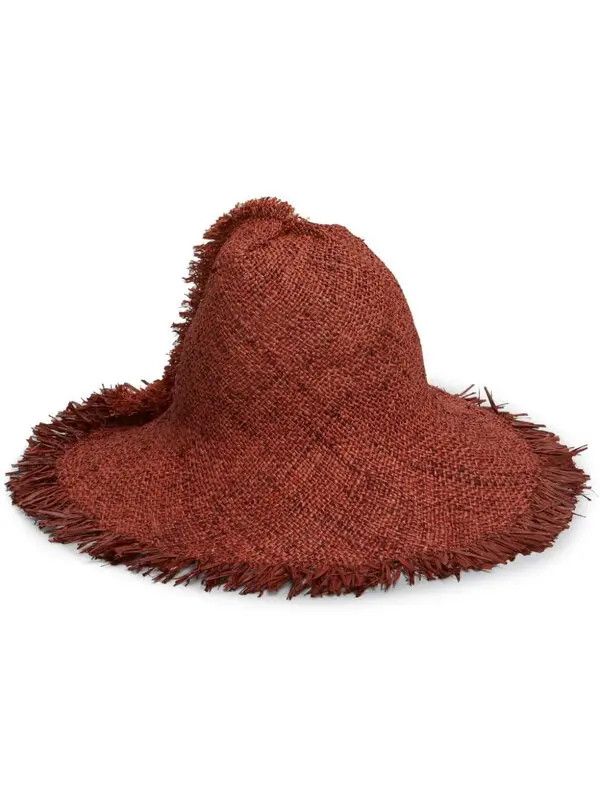 Marni o1w1db11125 Size: OS/Raffia Sun Hat in Orange Size ONE SIZE - 1 Thumbnail
