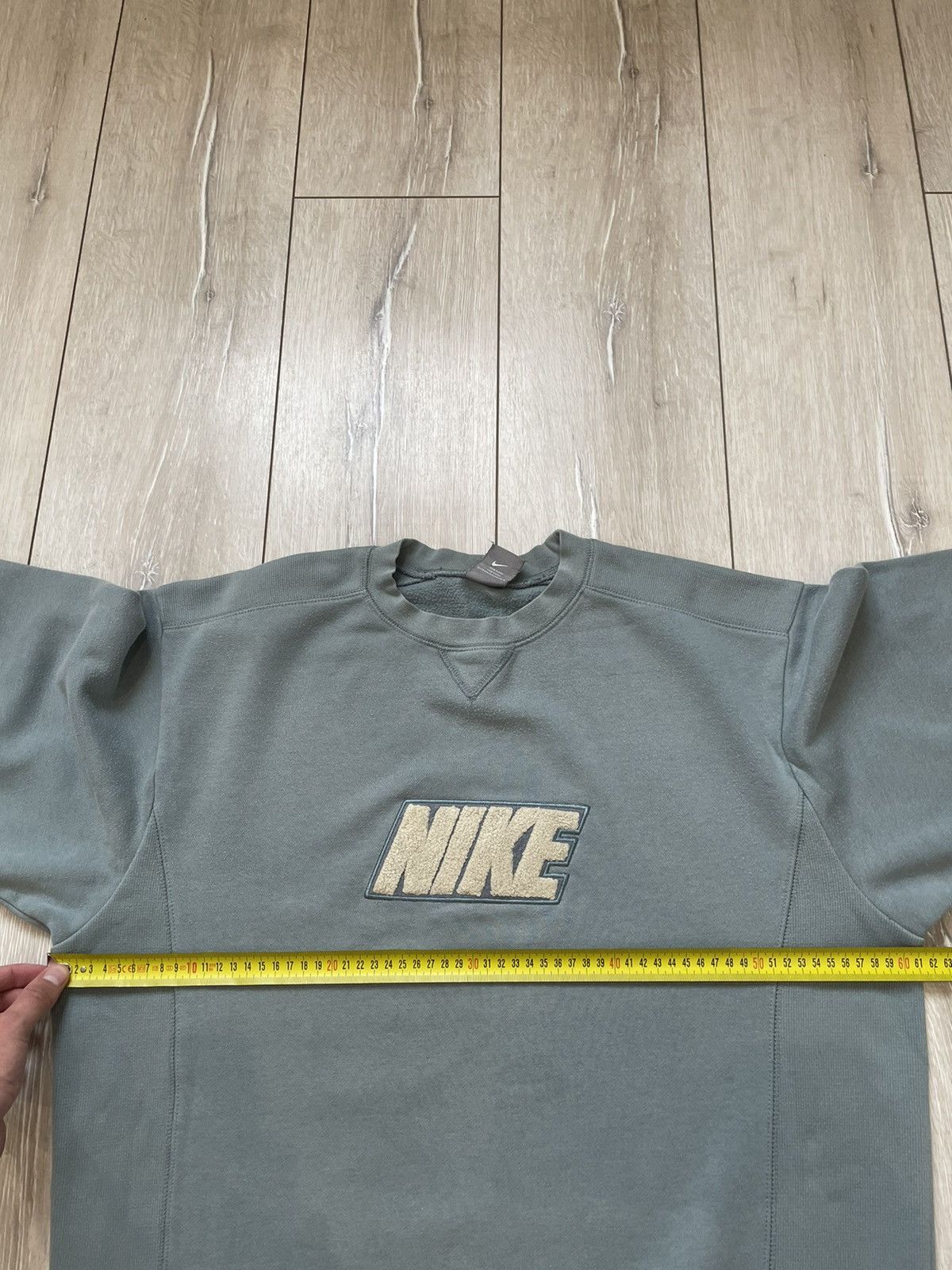 Nike × Vintage 00s Nike Vintage Big Logo Oversize Sweatshirt Size US L / EU 52-54 / 3 - 10 Thumbnail