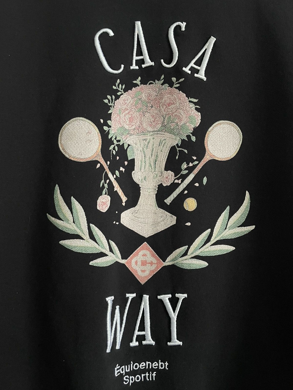 Casablanca Casablanca Casa Way Black Sweatshirt Size US S / EU 44-46 / 1 - 3 Thumbnail