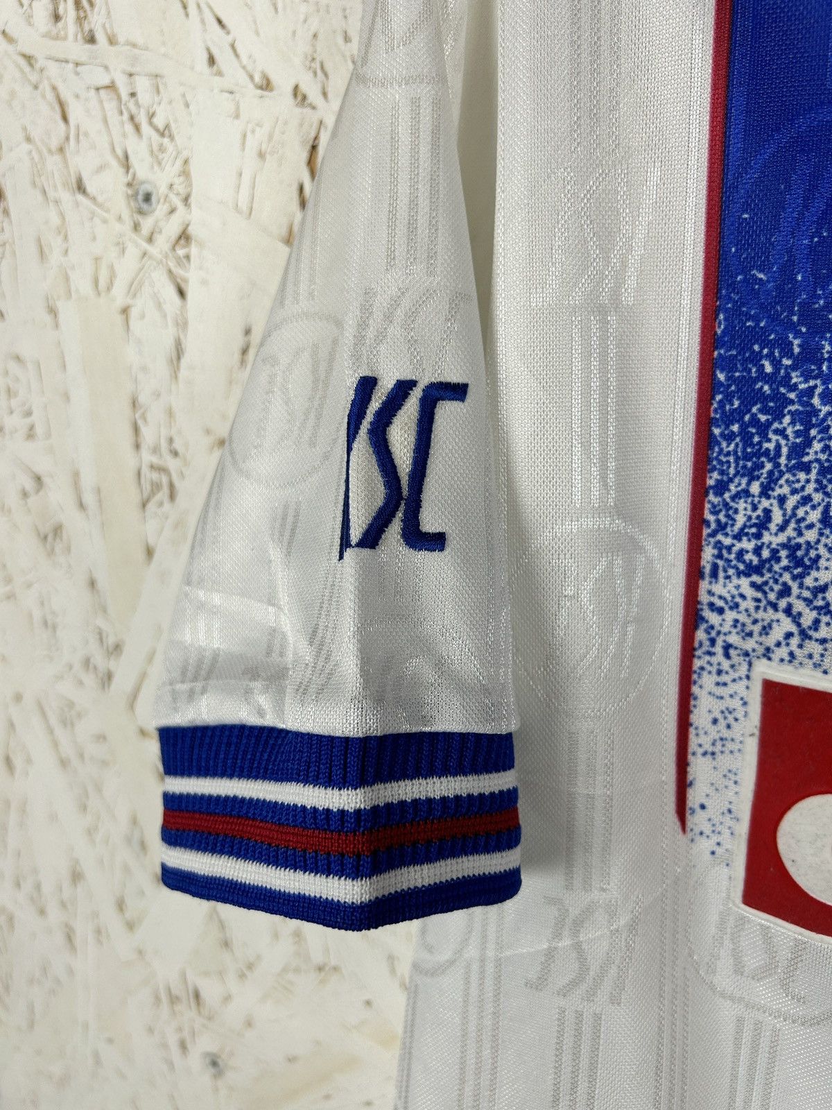 Adidas 90s Adidas Karlsruher 1996/98 Home Kit Soccer Jersey XS Size US S / EU 44-46 / 1 - 4 Thumbnail