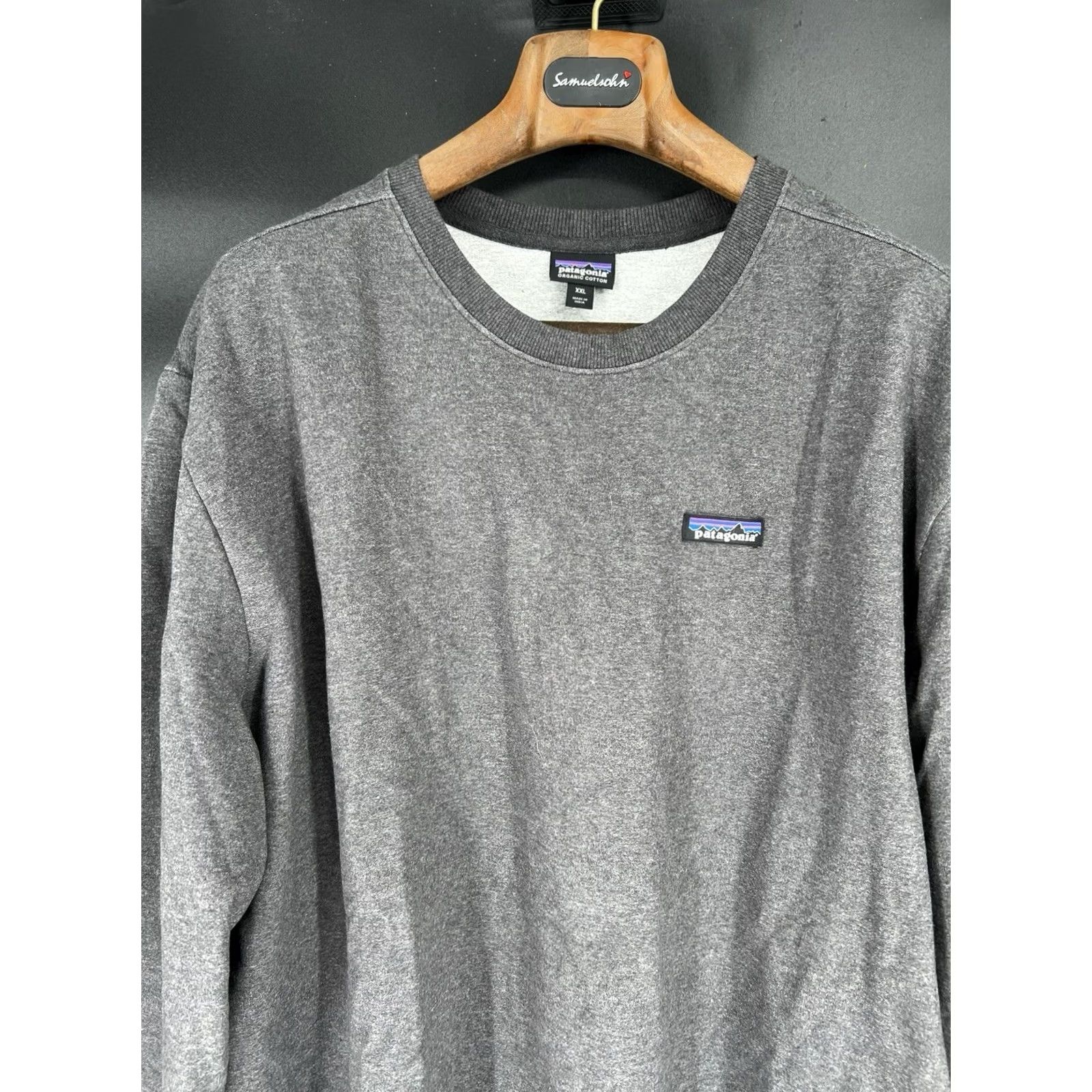 Patagonia Patagonia Men's P-6 Label Uprisal Crew Neck 2XL Grey Sweatshirt Pullover Sweatshirt Pullover Size US XXL / EU 58 / 5 - 5 Thumbnail