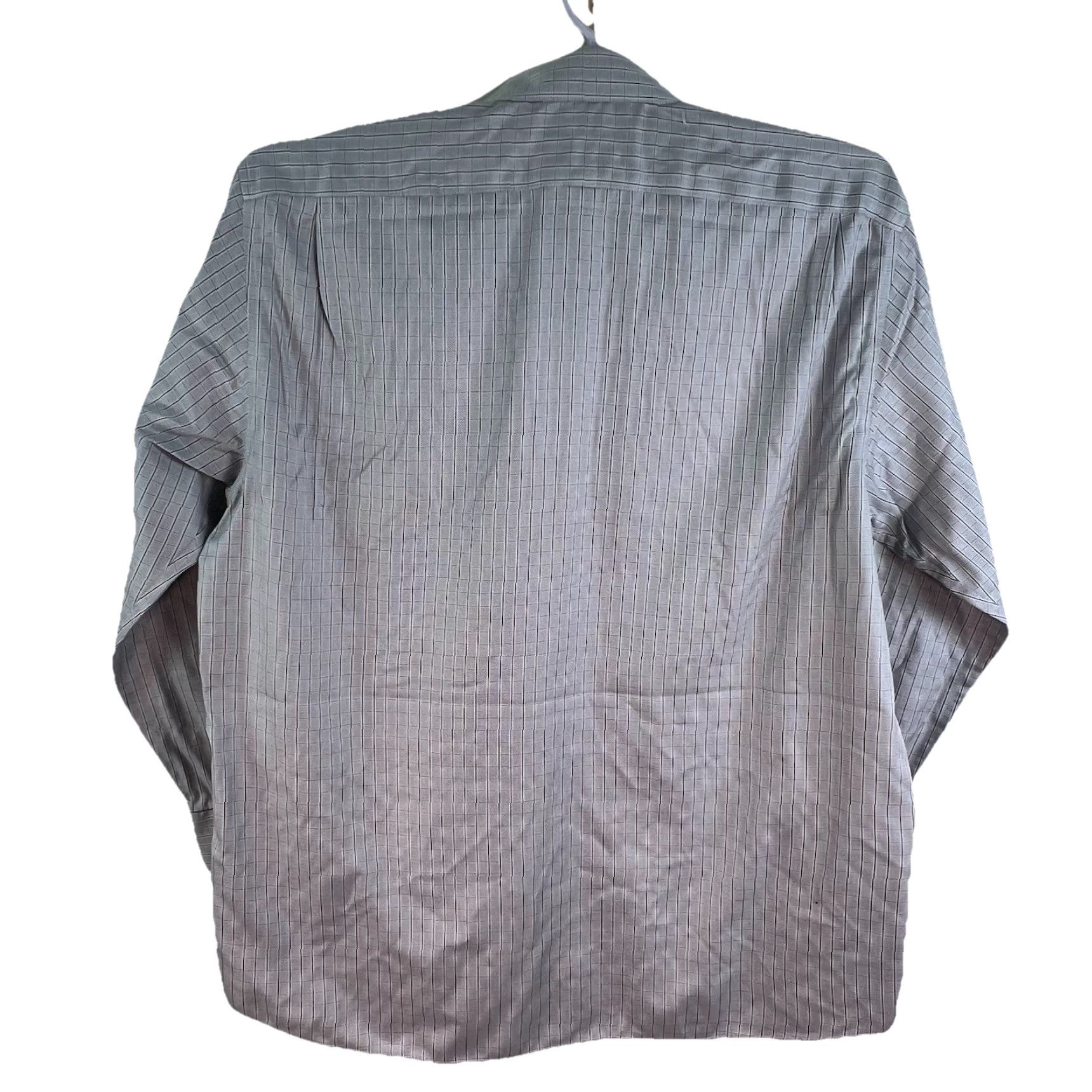 Hart Schaffner Marx Hart Schaffner Marx Shirt Adult 17.5 Blue Long Sleeve Button-Up Mens Size US XL / EU 56 / 4 - 6 Thumbnail