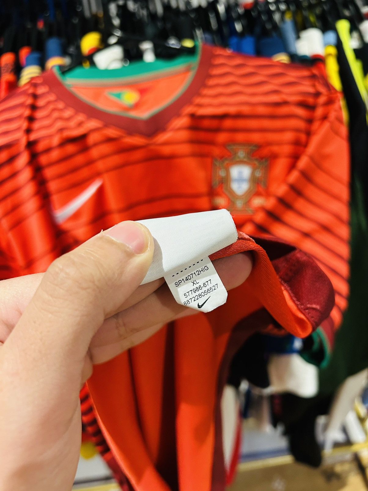 Nike × Vintage Portugal 2014 home jersey Size US XL / EU 56 / 4 - 6 Thumbnail