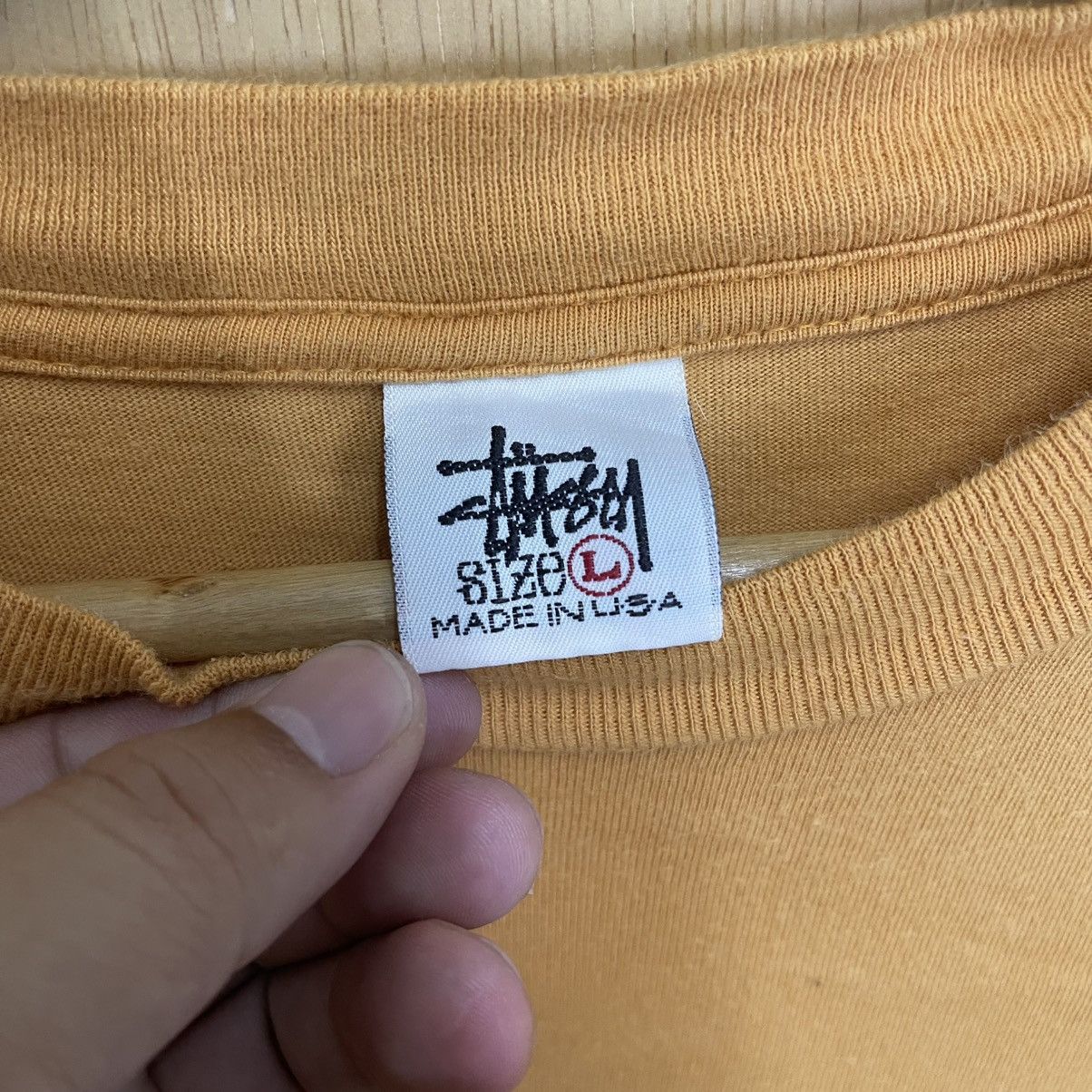 Japanese Brand Vintage 90s Property Of Stussy Collage Shortsleeve Tee Size US L / EU 52-54 / 3 - 9 Thumbnail