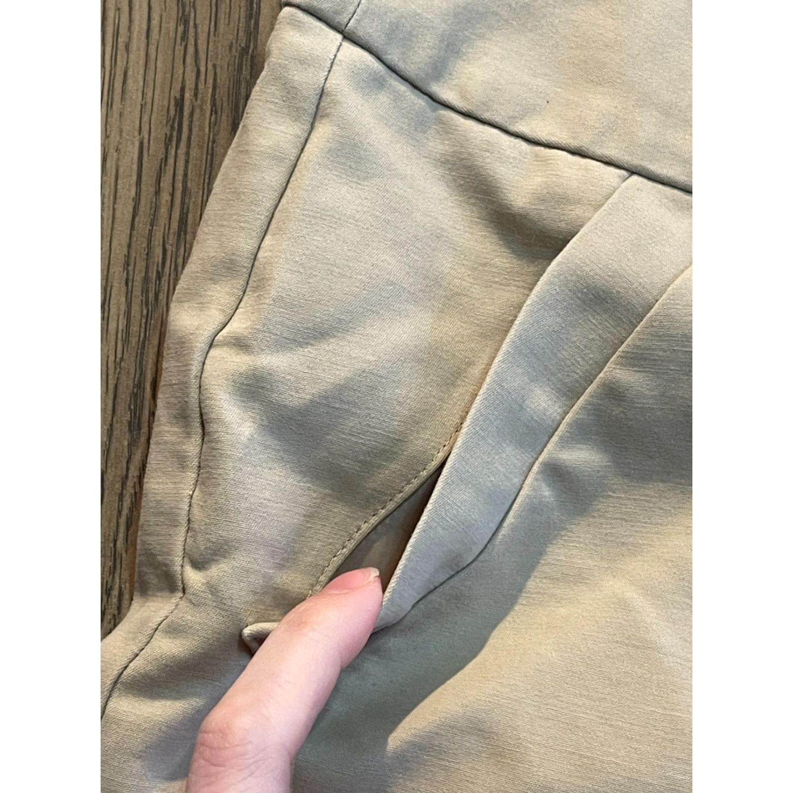 Old Navy Old Navy Women's Pants, Size 10 Short, Cream, Dress Pants, Mid Rise Size 32" / US 10 / IT 46 - 3 Thumbnail