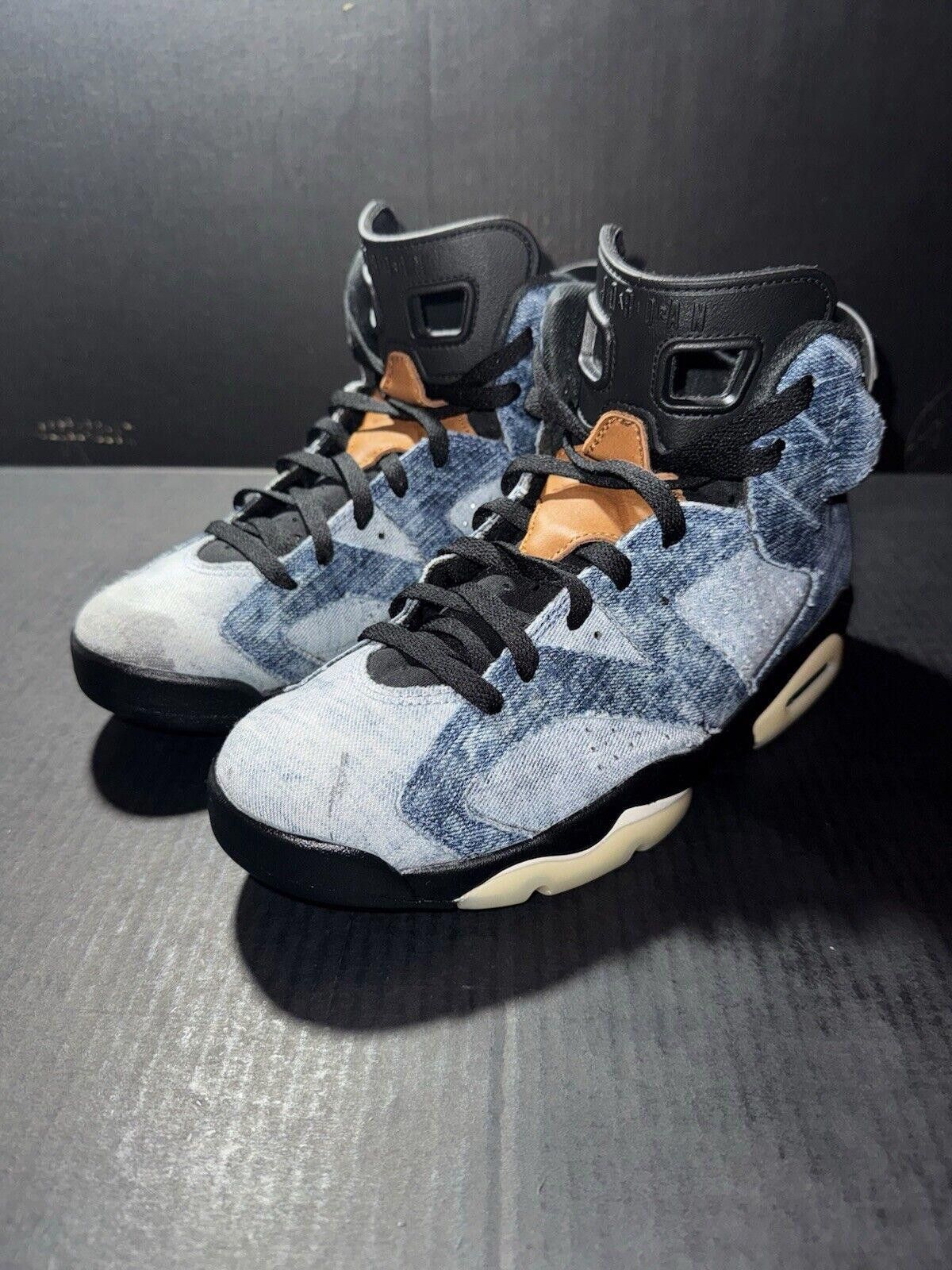 Jordan Brand Nike Air Jordan 6 Washed Denim - CT5350-401 - Size 9 Size US 9 / EU 42 - 4 Thumbnail