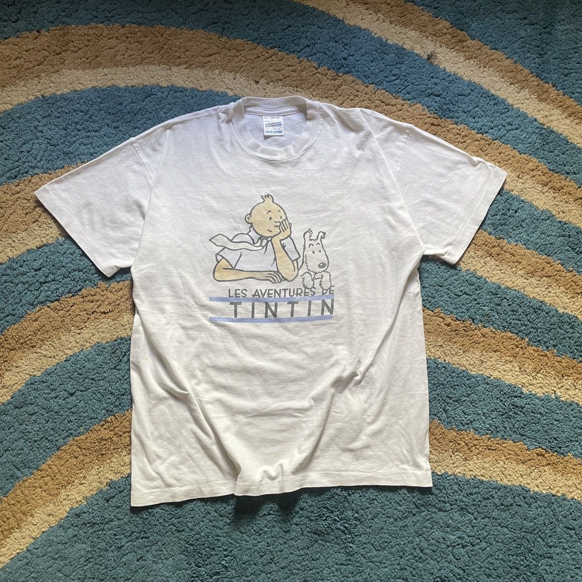 Vintage 90’s Tintin tee Size US XL / EU 56 / 4 - 1 Thumbnail