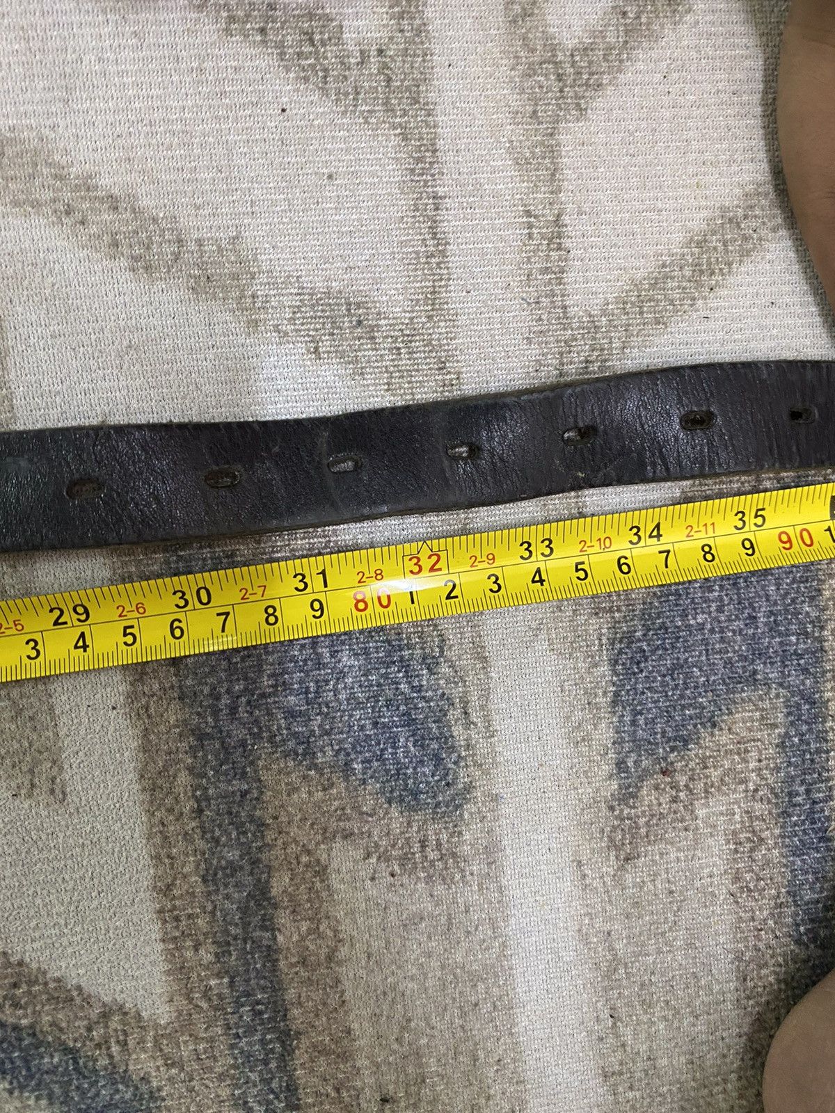 Japanese Brand Banana Seven Leather Buckle Belt Size ONE SIZE - 6 Thumbnail