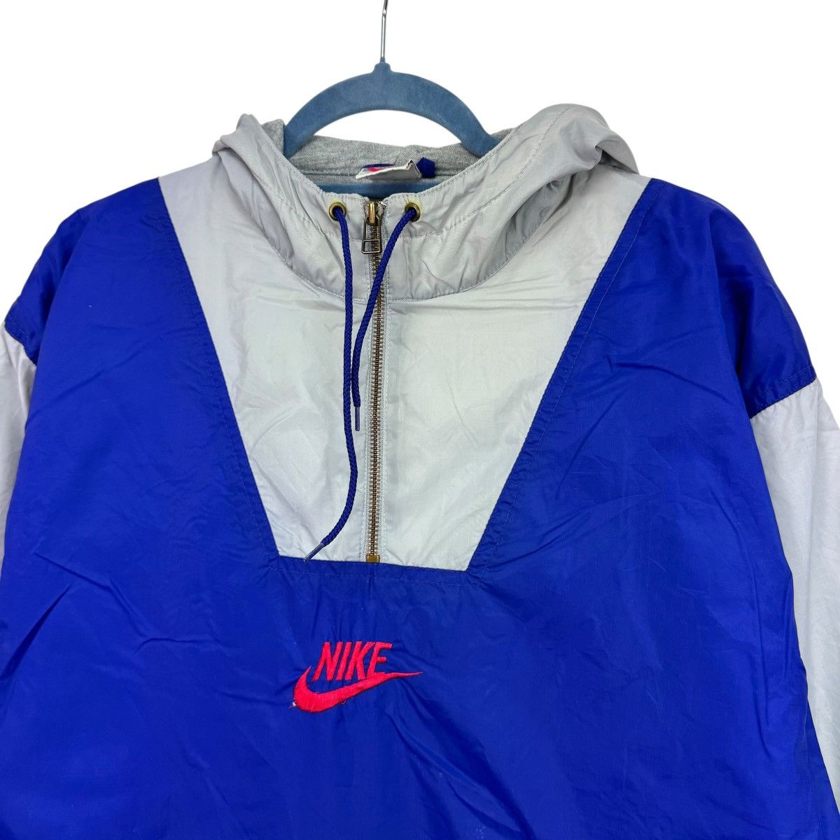 Nike Vintage 90s nike USA track zip jacket y2k hooded windbreaker Size US S / EU 44-46 / 1 - 6 Thumbnail