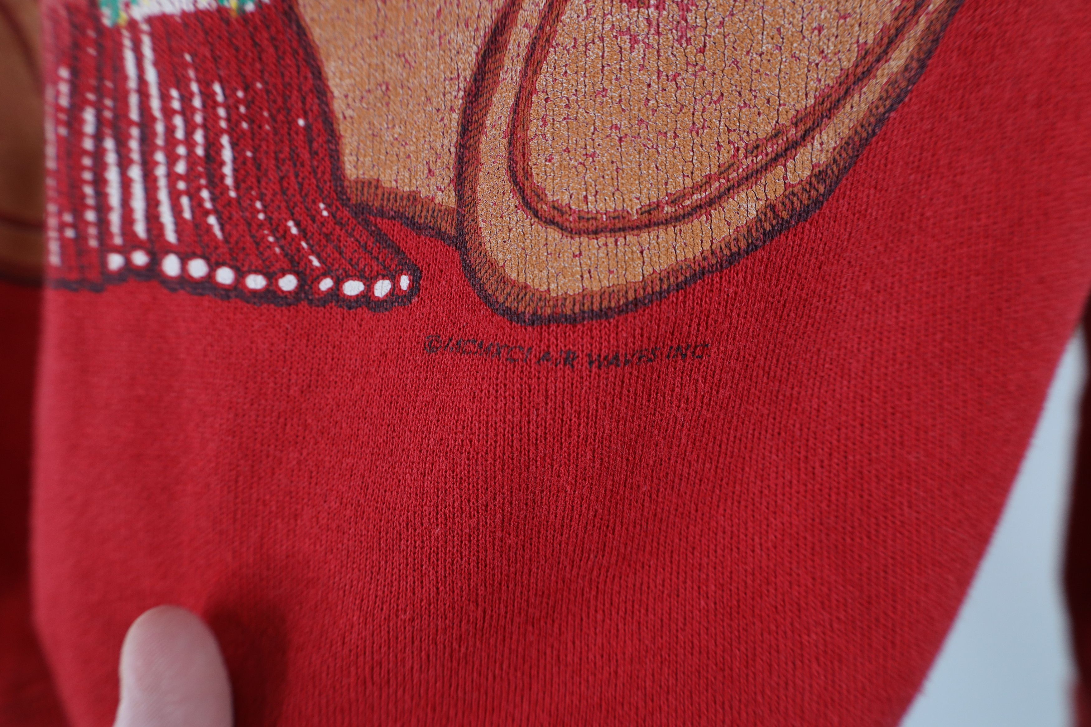 Vintage Vintage 90s Streetwear Christmas Teddy Bear Sweatshirt USA Size S / US 4 / IT 40 - 5 Thumbnail