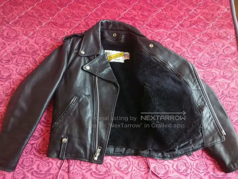 Schott Schott Leather coat Size US XS / EU 42 / 0 - 5 Thumbnail