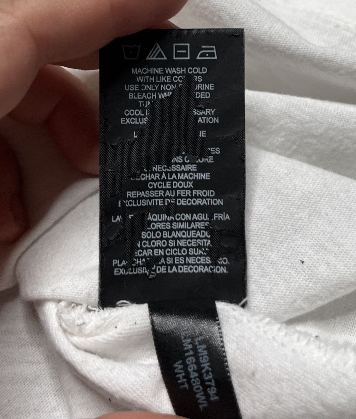 Karl Lagerfeld Vintage White Basic Tshirt Logo Print karl lagerfeld Size US XXL / EU 58 / 5 - 6 Thumbnail
