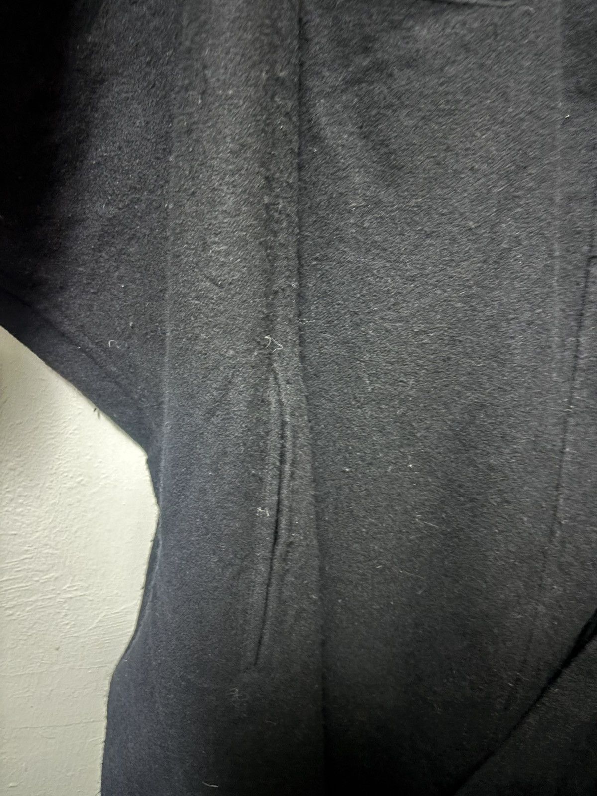 Y's × Yohji Yamamoto Y’s Yohji Yamamoto Wool Black Cabardine Oversize With Scaf Size US XXL / EU 58 / 5 - 8 Thumbnail