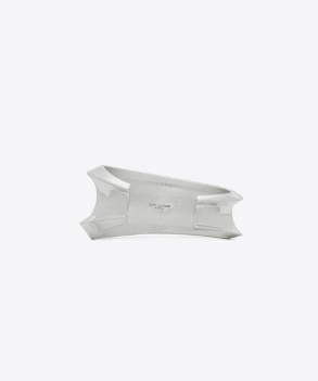 Saint Laurent Paris o1bcso1str0226 Size:M/Organic Bracelet in Silver Size ONE SIZE - 2 Thumbnail