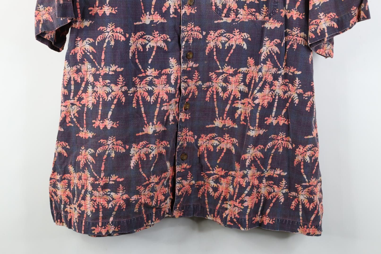 Woolrich Woolen Mills Vintage 90s Woolrich Tree Beach Luau Hawaiian Button Shirt Size US XL / EU 56 / 4 - 3 Thumbnail