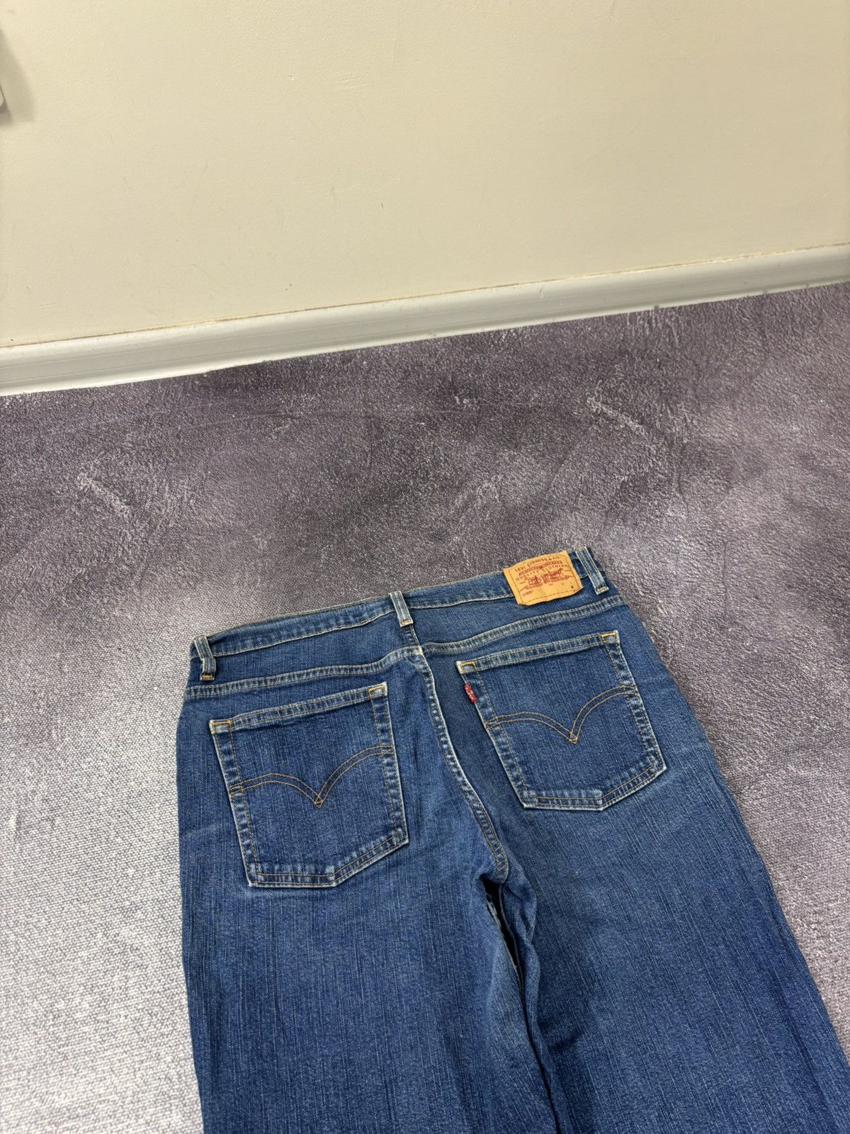 Levi's Vintage Levi’s 505 Paper Tag Straight Fit Blue Denim Jeans Size US 32 / EU 48 - 6 Thumbnail