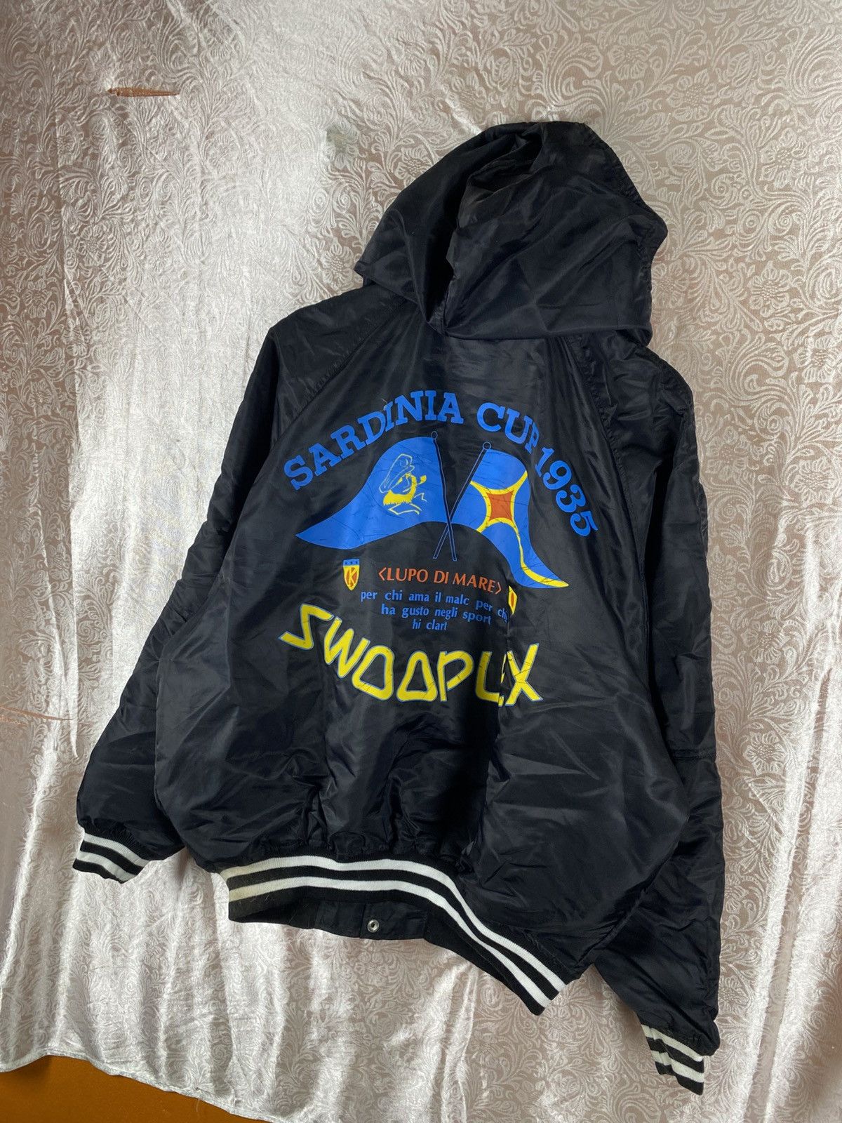 Vintage Vintage Swooplex Sardinia Cup 1993 Retro Sailing Graphic Size US L / EU 52-54 / 3 - 9 Thumbnail