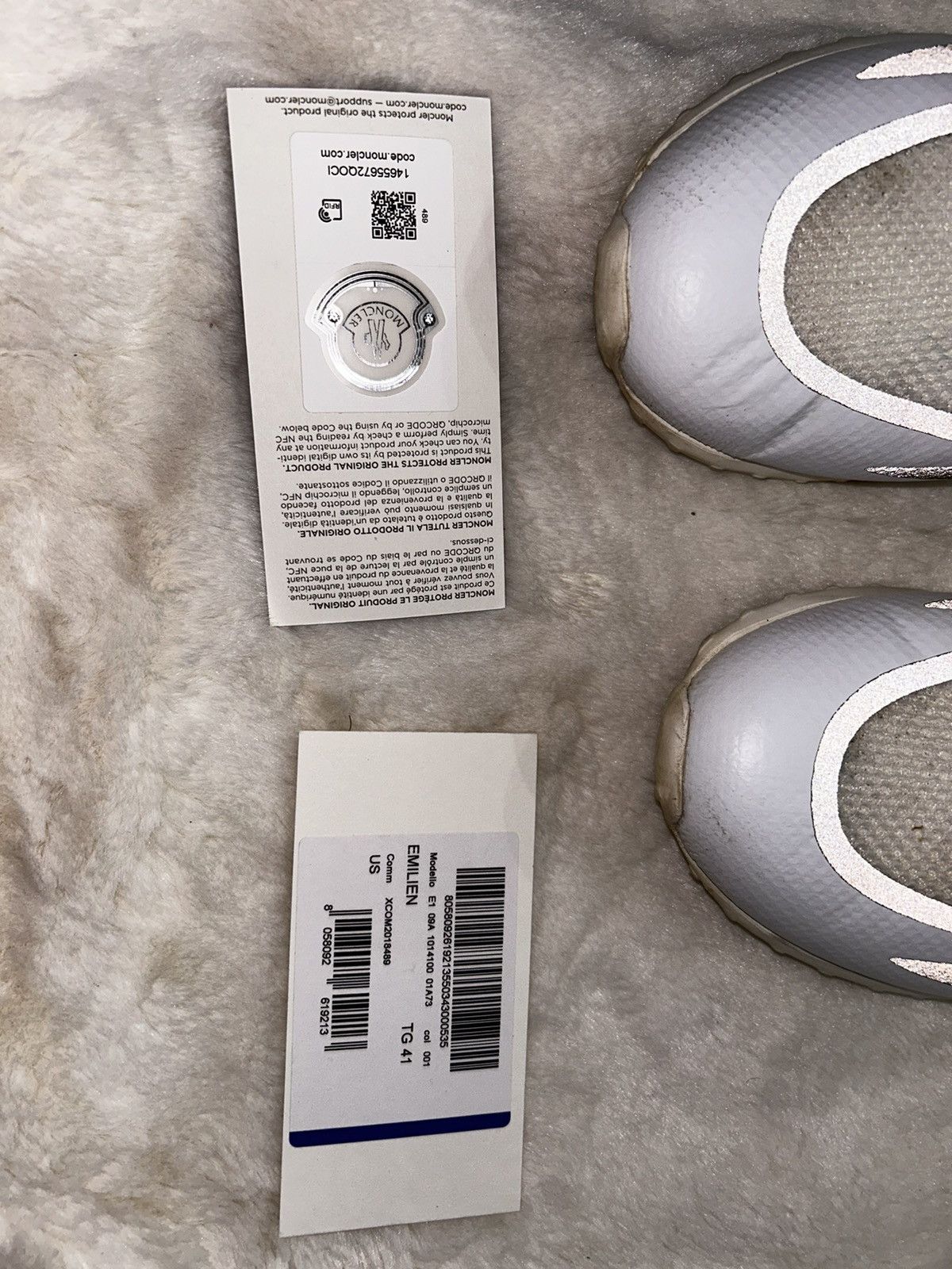 Moncler Moncler Emilen Scarpa White Size US 8 / EU 41 - 5 Thumbnail