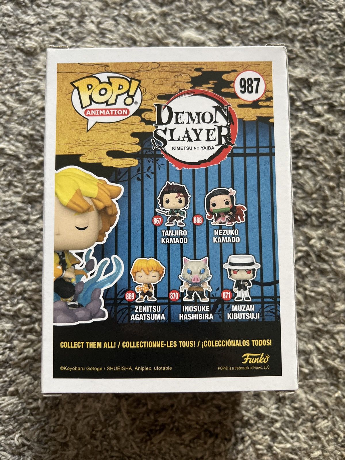 Anime Funko Pop! Zenitsu Agatsuma Vinyl Figure Size ONE SIZE - 2 Thumbnail