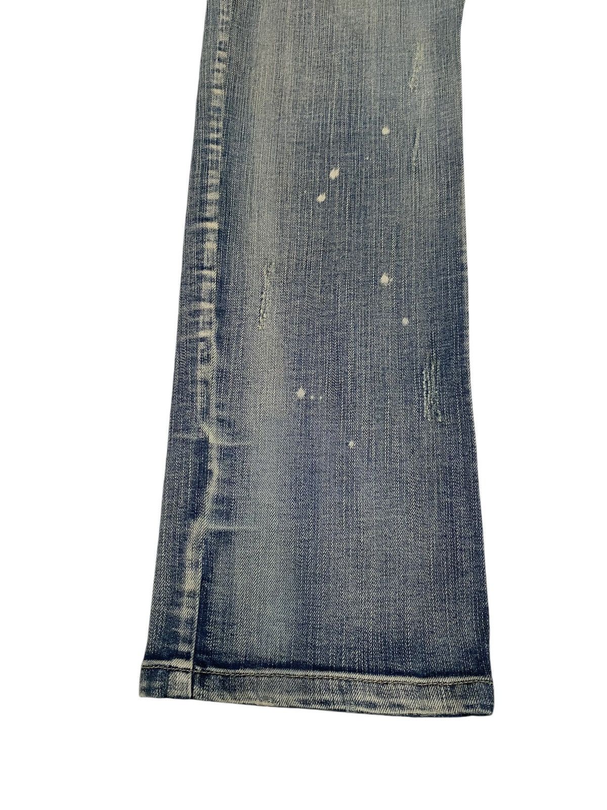 If Six Was Nine × PPFM Rare Design Vintage Japanese Brand PPFM UK Flags Jeans 1990s Size US 31 - 5 Thumbnail