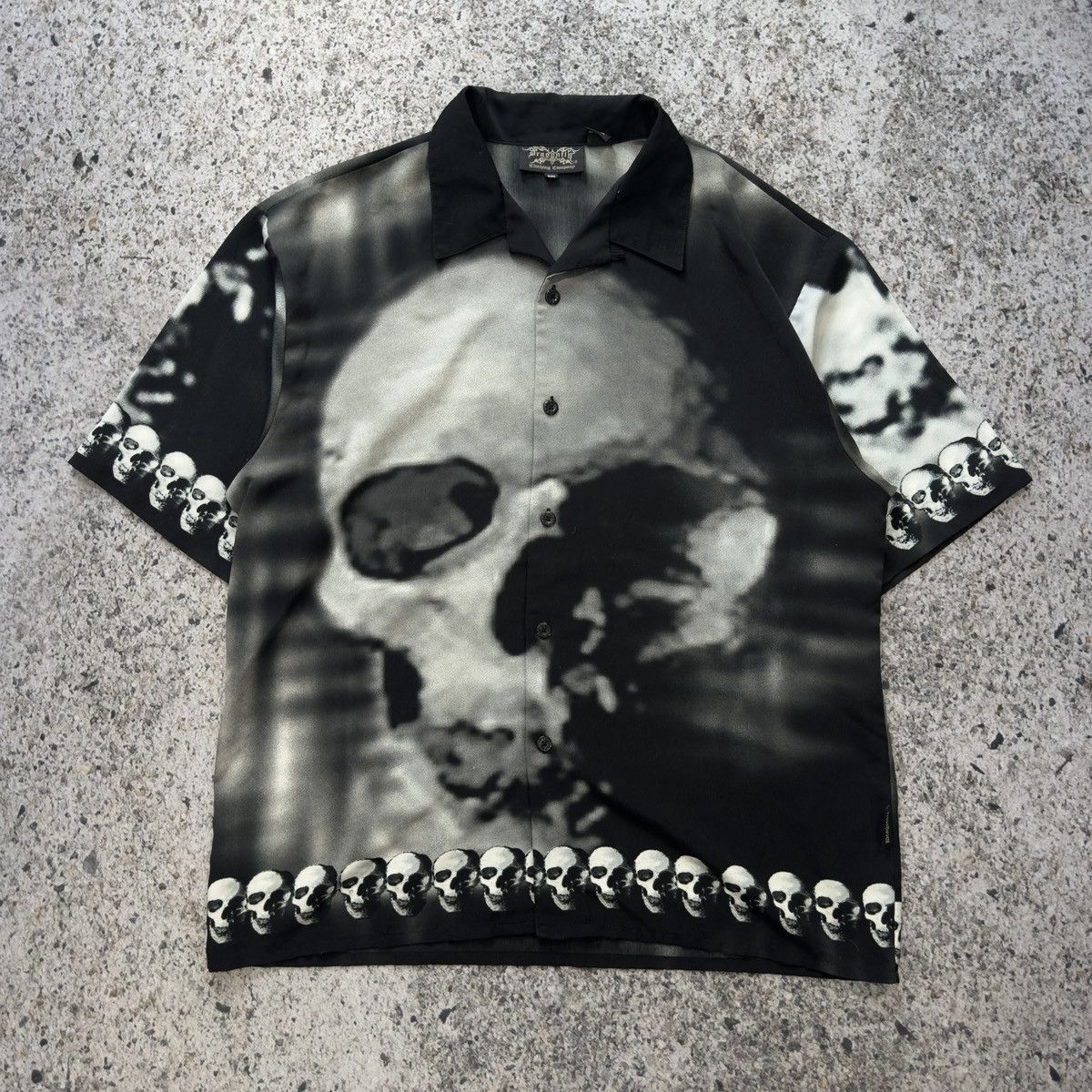 Vintage Vintage Y2K 2000s Dragonfly Skull Shirt 3XL Size US XXL / EU 58 / 5 - 6 Thumbnail