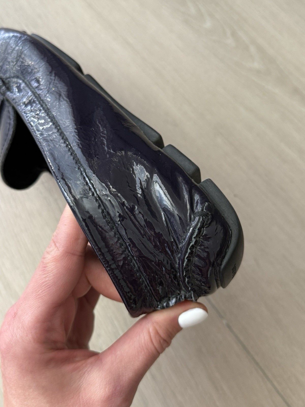 Prada Prada Vintage Purple Patent leather Flats Loafers Size US 10 / IT 40 - 16 Thumbnail