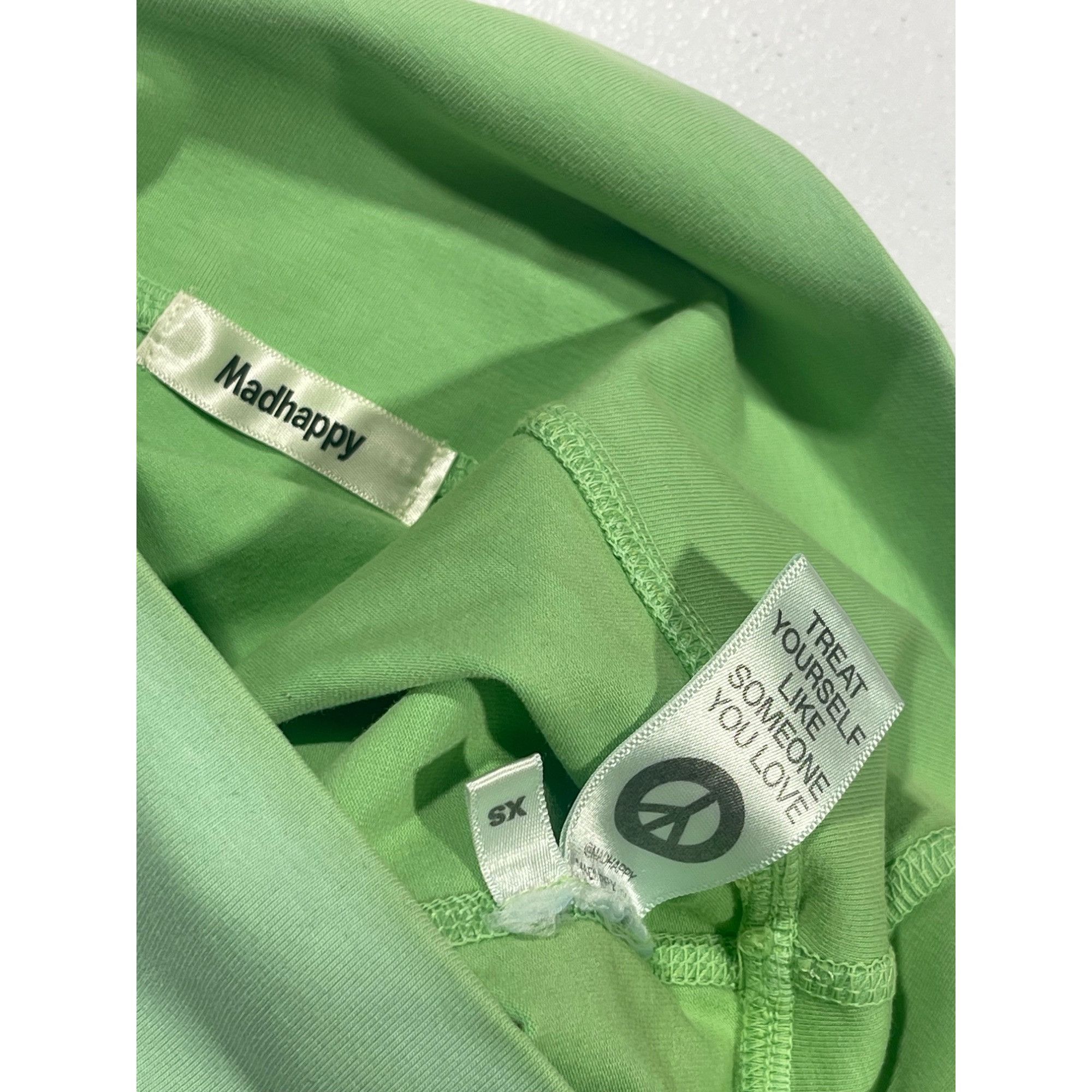 Madhappy MADHAPPY GREEN BIKER SHORTS SZ XS Size 24" / US 00 / IT 34 - 5 Thumbnail