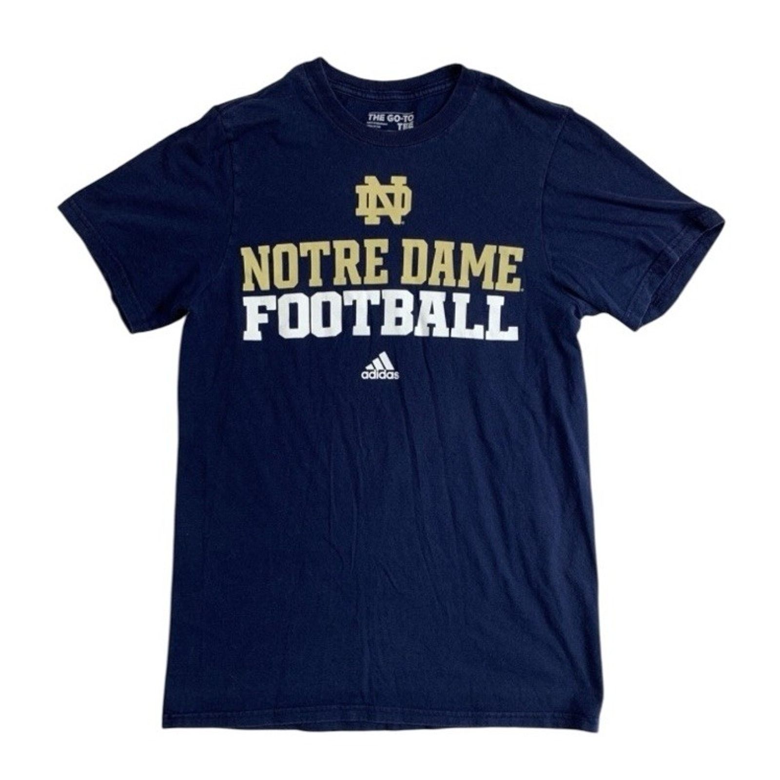 Adidas Adidas Notre Dame Irish Football The Go-To Tee Short Sleeve Size US XL / EU 56 / 4 - 6 Thumbnail