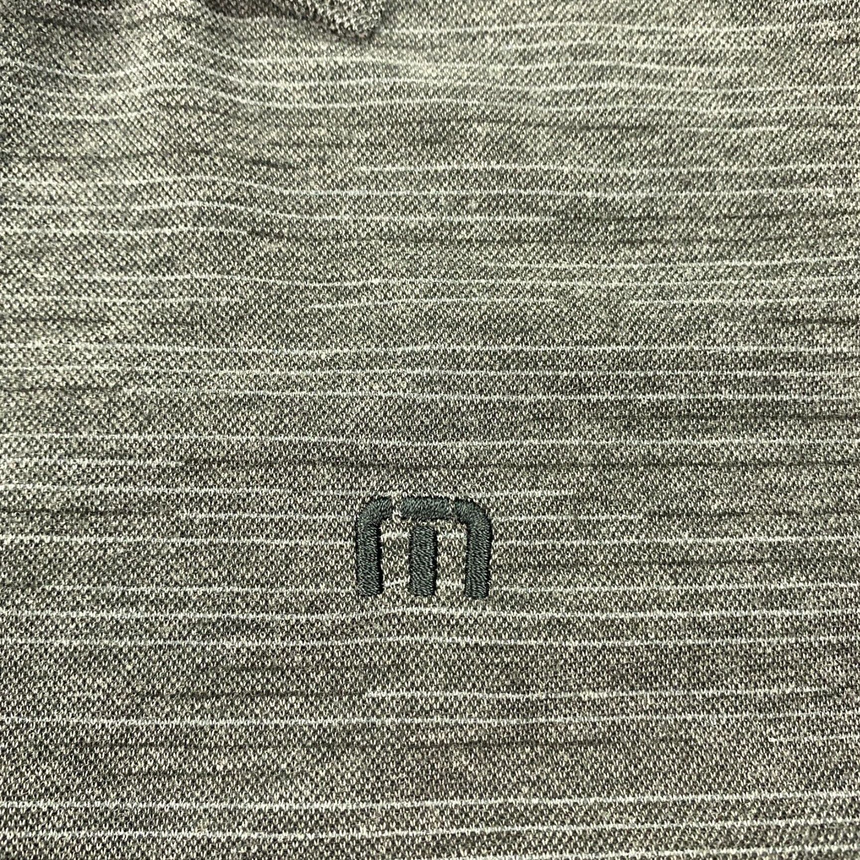 TravisMathew Travis Mathew Polo Shirt Mens XL Gray Striped Embroidered Golf Casual Size US XL / EU 56 / 4 - 3 Thumbnail