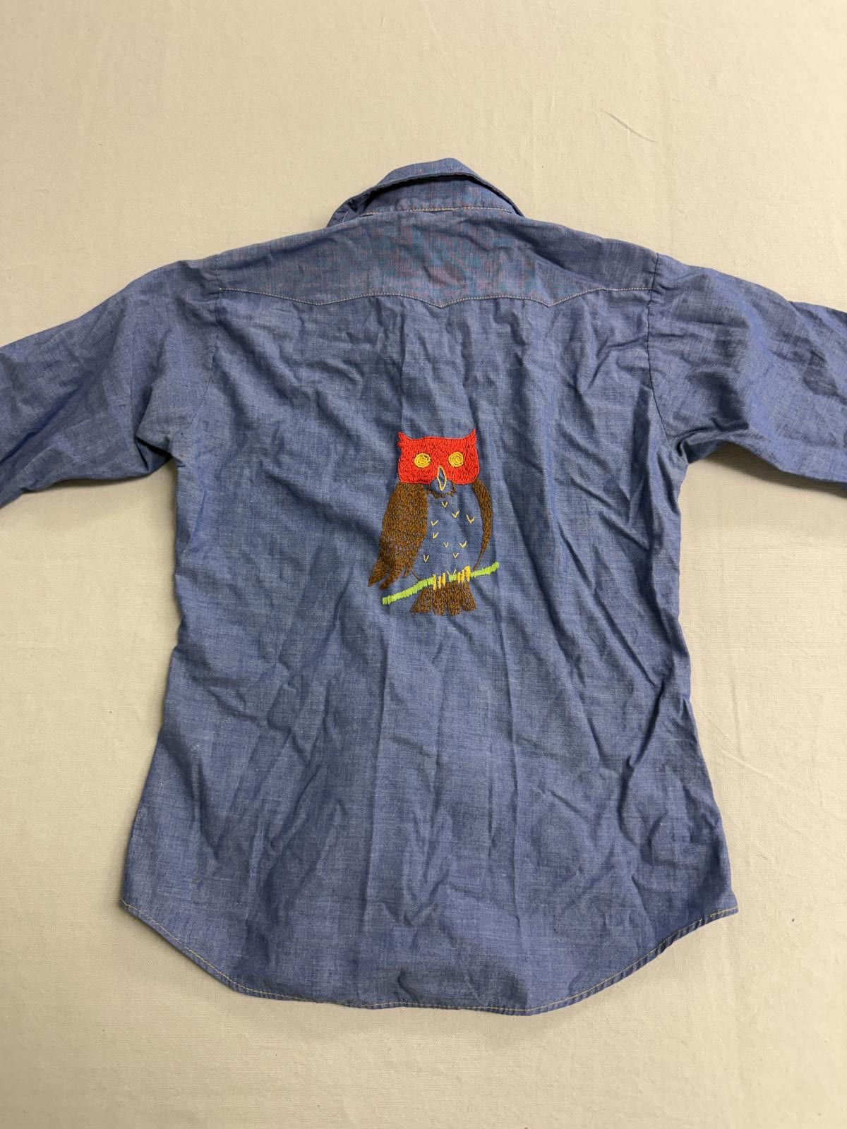 Other Kids Denim Pearl Snap Long Sleeve Medalla Vaquero 10 Years Size US XXS / EU 40 - 2 Thumbnail