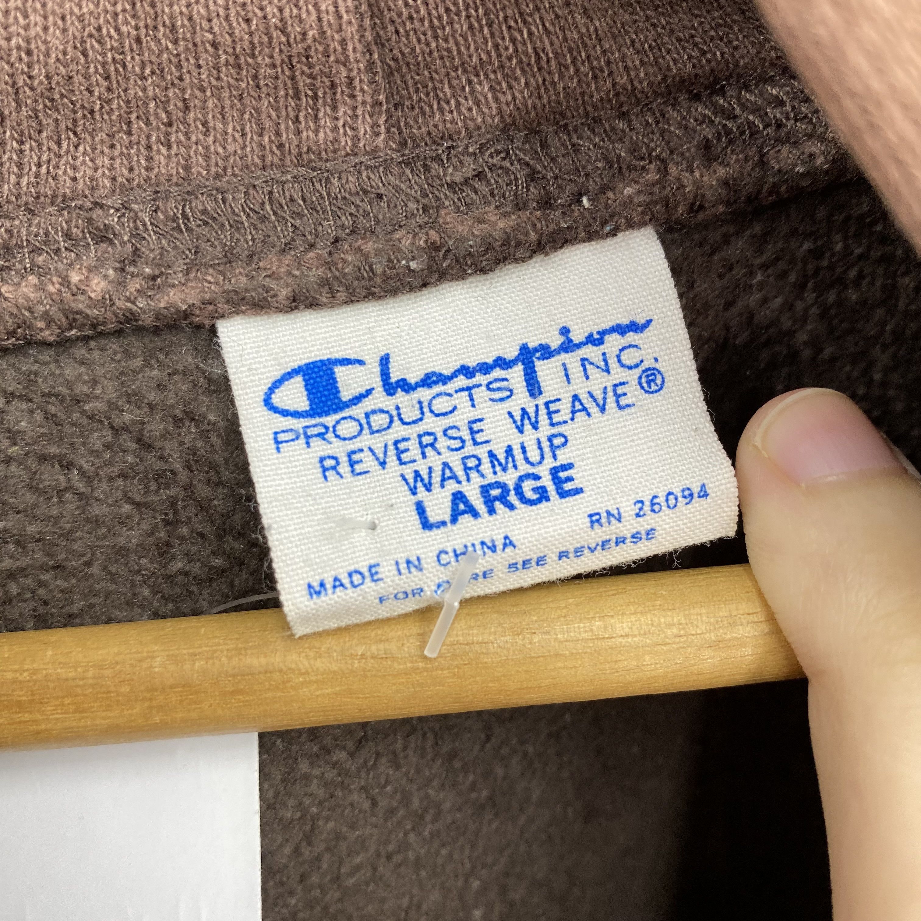 Champion Vintage 90s Champion Reverse Weave Sweatshirt Faded Hoodie Size US L / EU 52-54 / 3 - 14 Thumbnail