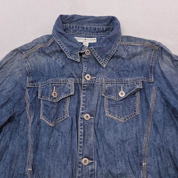 Tommy hilfiger on sale jean jacket womens