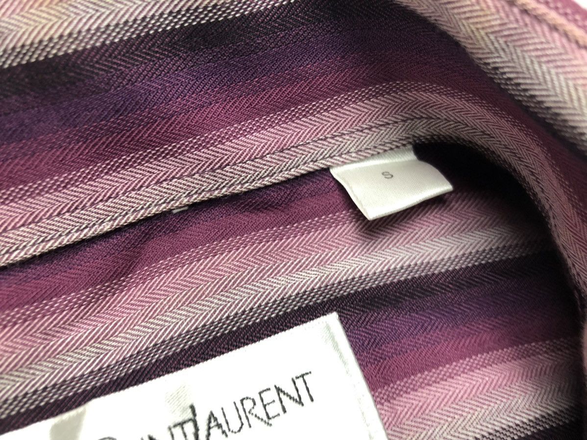 Yves Saint Laurent Yves Saint Laurent cotton striped shirt Size US M / EU 48-50 / 2 - 7 Thumbnail
