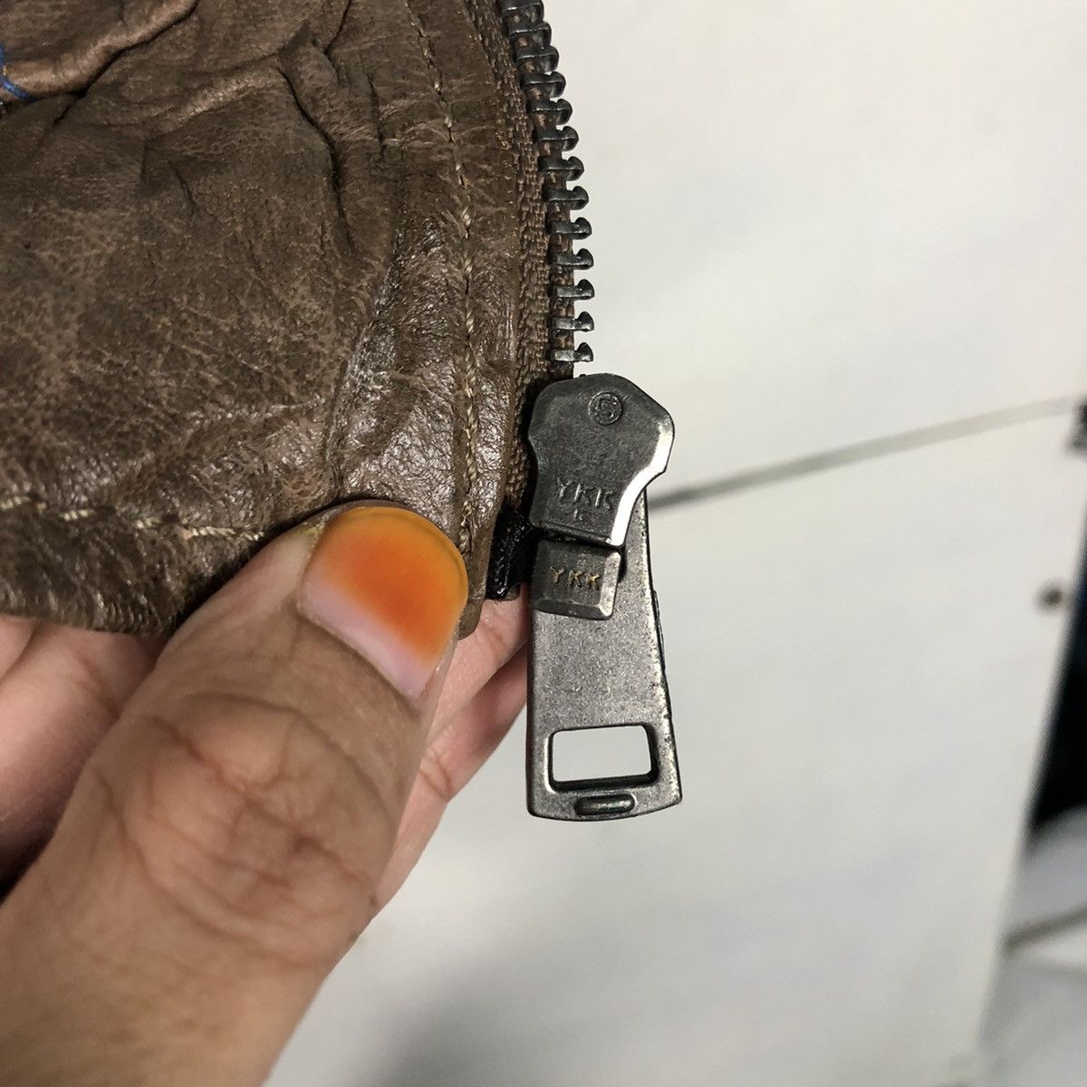 Japanese Brand 📌Vintage Genuine Leather Biker Jacket Angelo Litrico Size US XXL / EU 58 / 5 - 18 Thumbnail