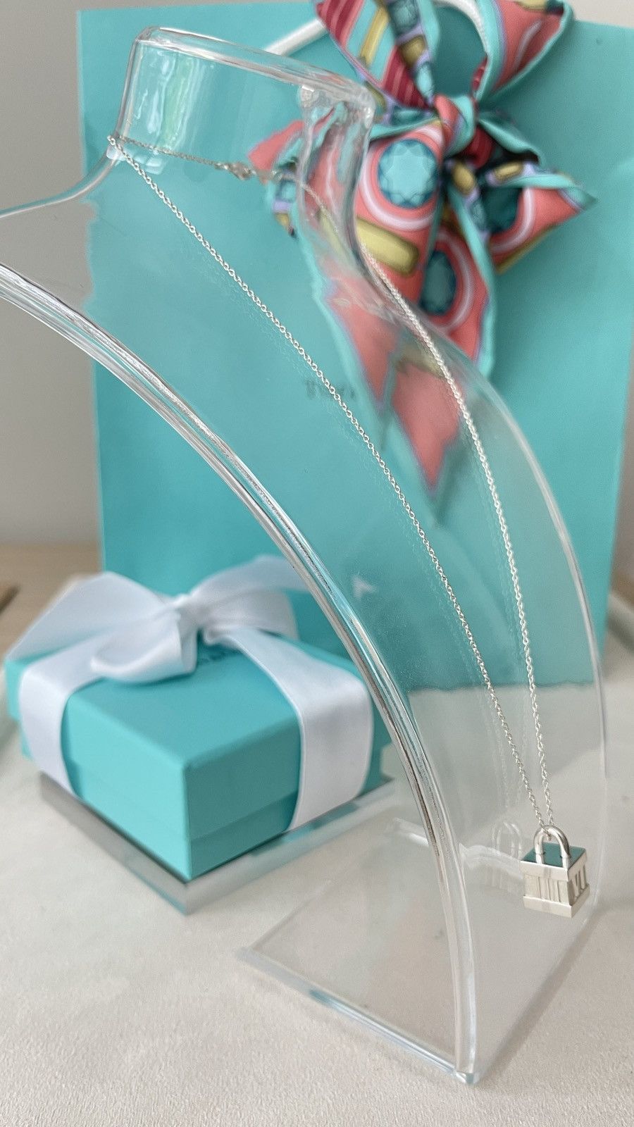 Tiffany & Co. Tiffany & Co. Atlas Cube Pendant Silver 16” $400 NEW Size ONE SIZE - 8 Thumbnail