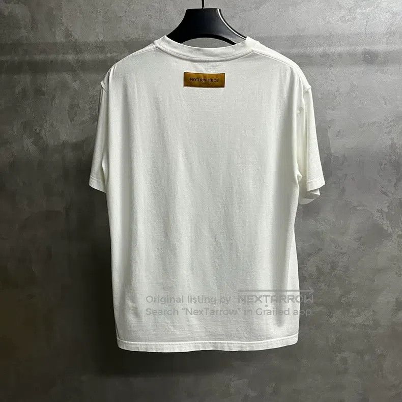 Louis Vuitton Louis Vuitton Cream-stitched printed embroidered short sle Size US L / EU 52-54 / 3 - 5 Thumbnail