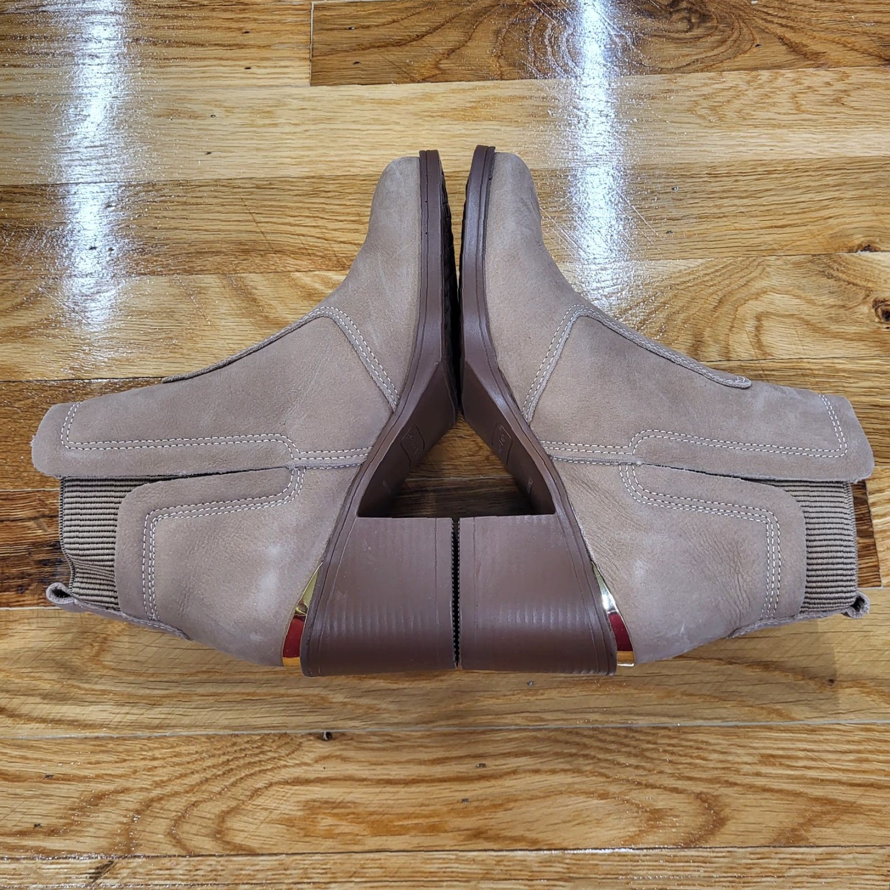 Vintage Pegada Lane Ankle Boots Women's Size 5.5 Mid Heel Leather Made In Brazil EUR 36 Boots Taupe Women Size US 6 / IT 36 - 6 Thumbnail