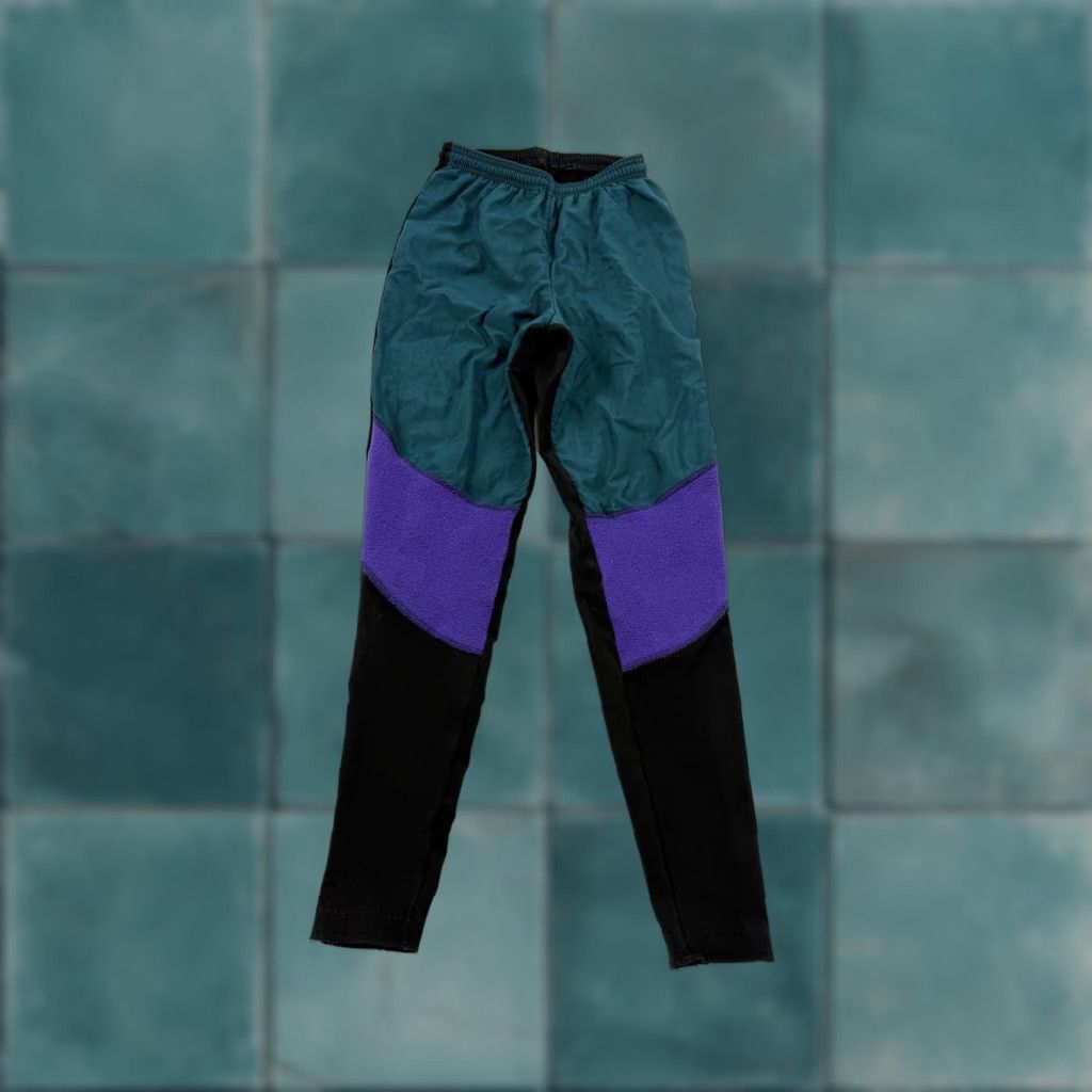 Vintage VINTAGE Black Bottoms Men’s Sweatpants Small Fleece Joggers 90s Retro Sports Size US 29 - 1 Thumbnail