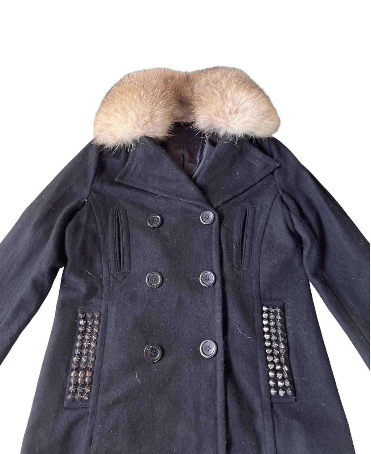 If Six Was Nine Glad News Wool Peacoat Jacket If Six Was Nine Style Size S / US 4 / IT 40 - 4 Thumbnail