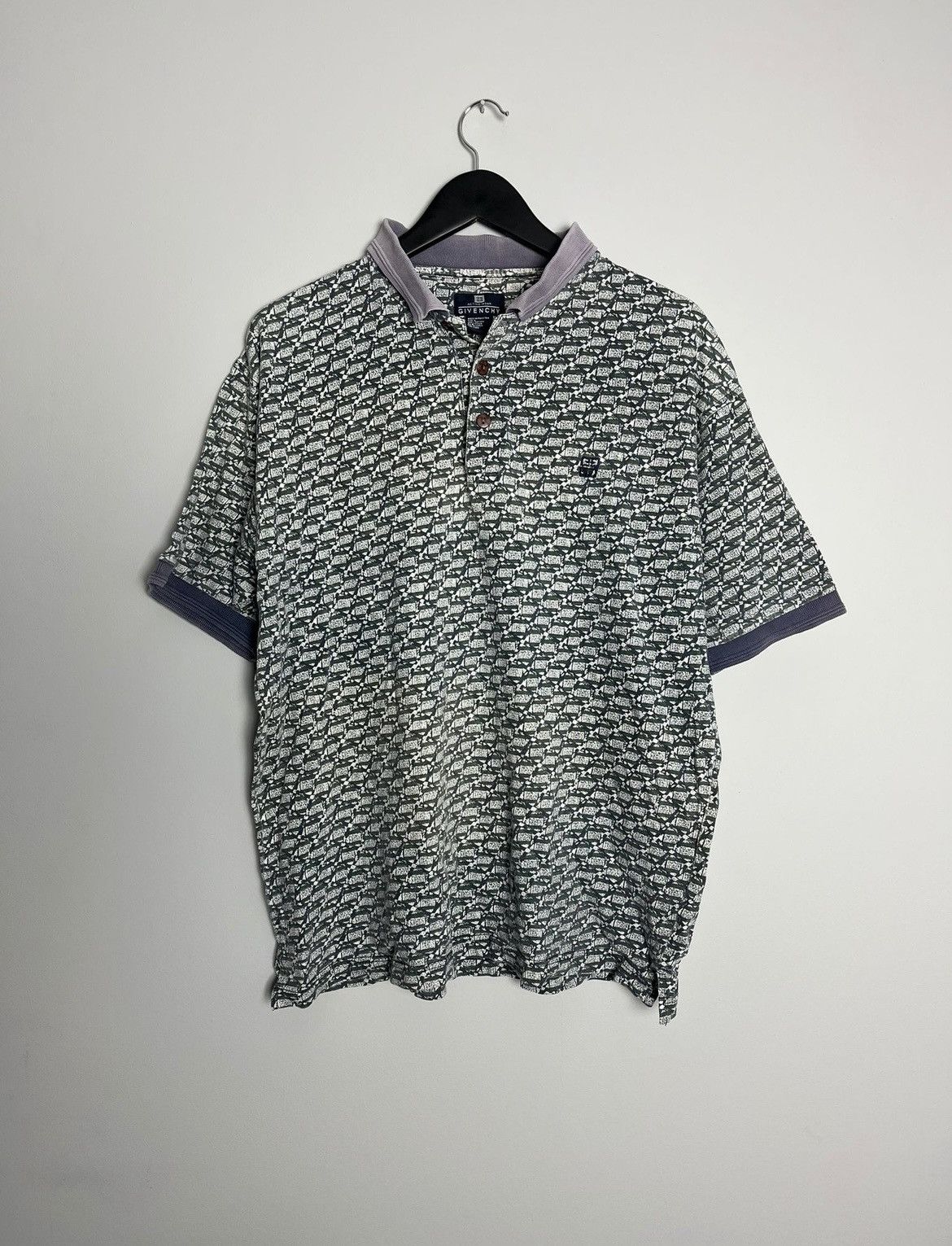 Vintage Givenchy polo tshirt rare