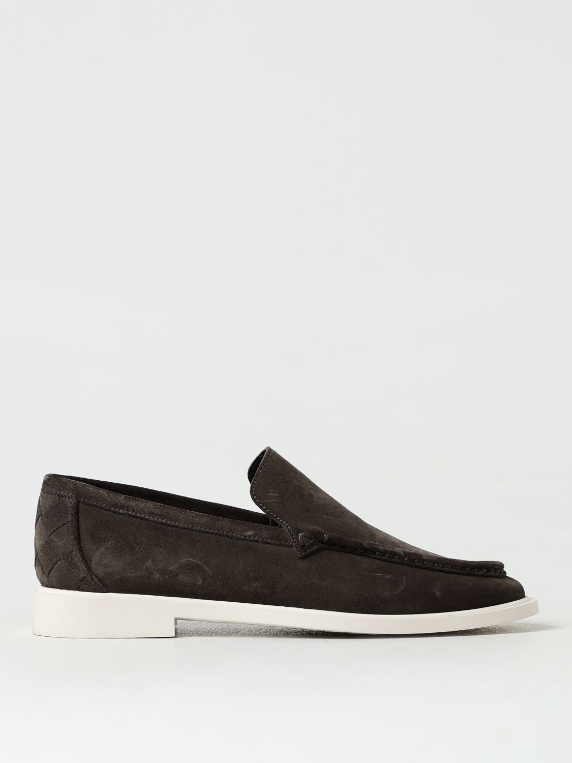 image of Bottega Veneta Loafers Men Grey (Size 12)